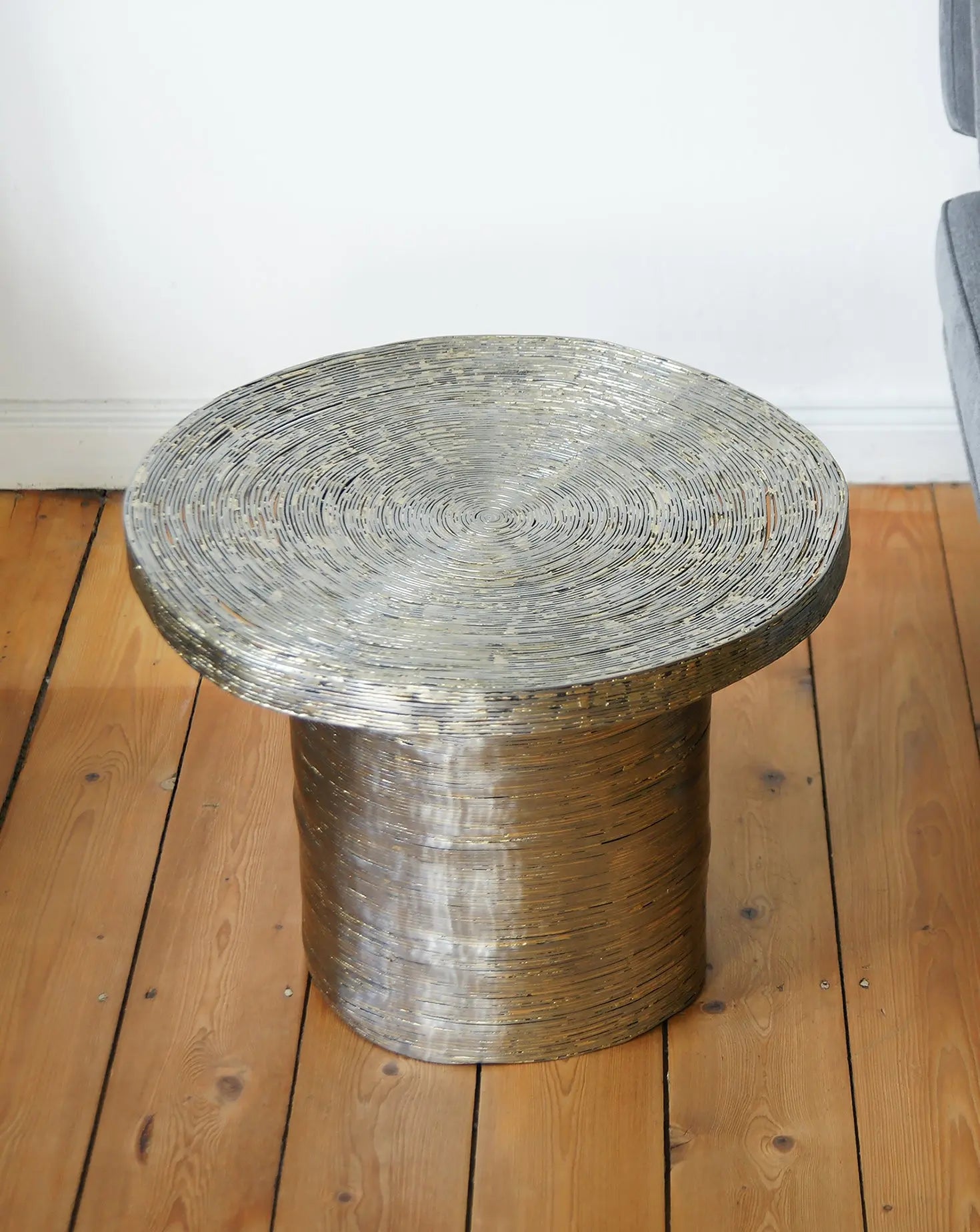Wrap Silver Side Table Johannes Hemann