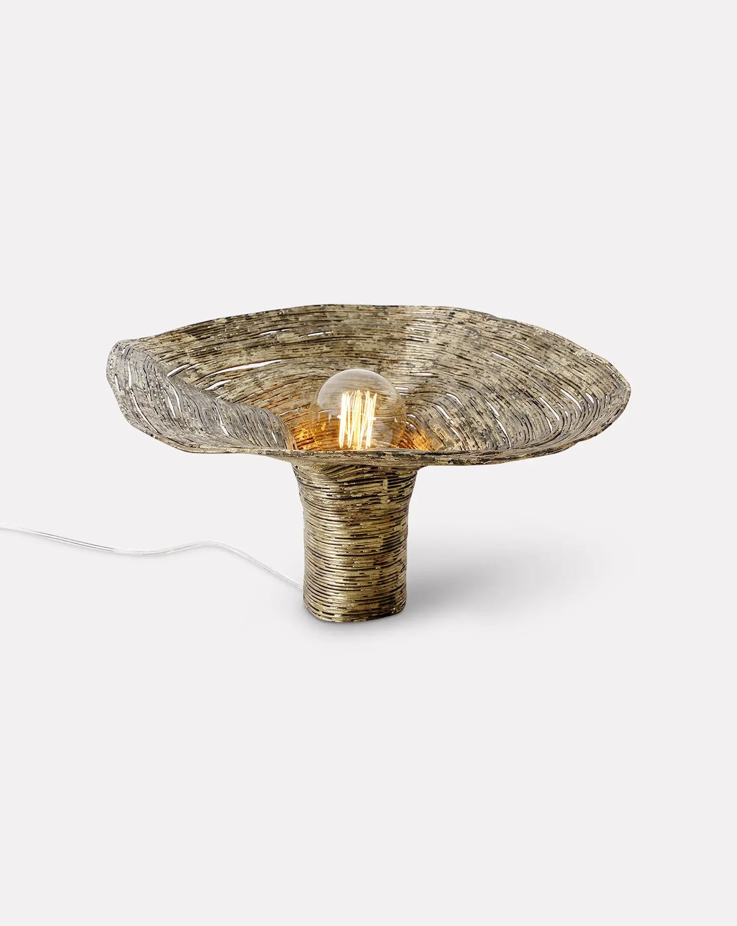 Wrap Spruce Gold Table Lamp Johannes Hemann