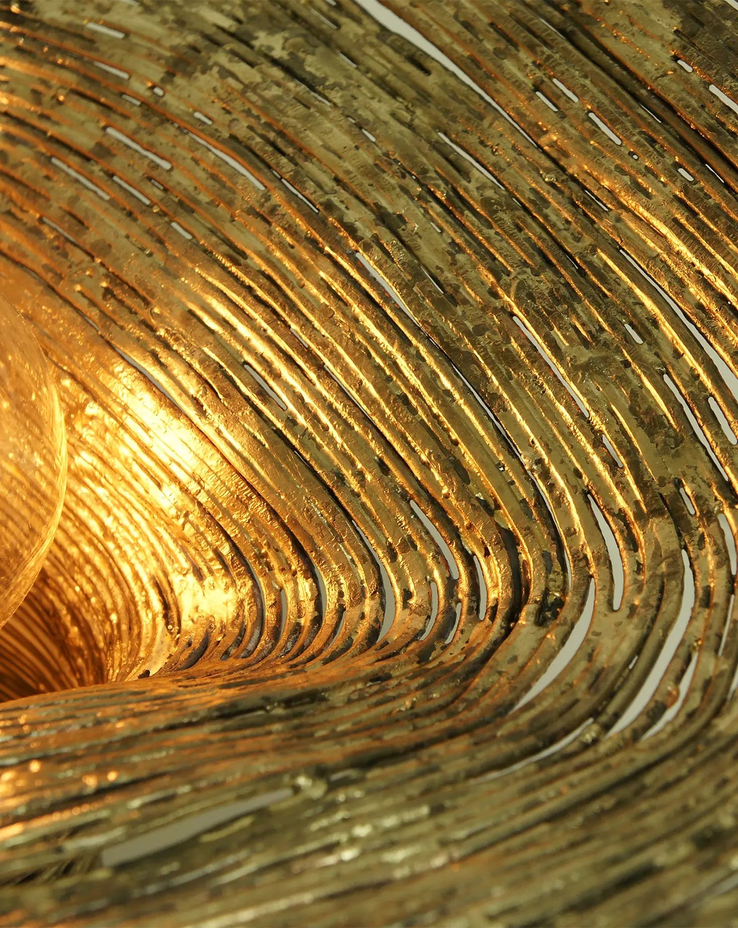 Wrap Spruce Gold Table Lamp Johannes Hemann