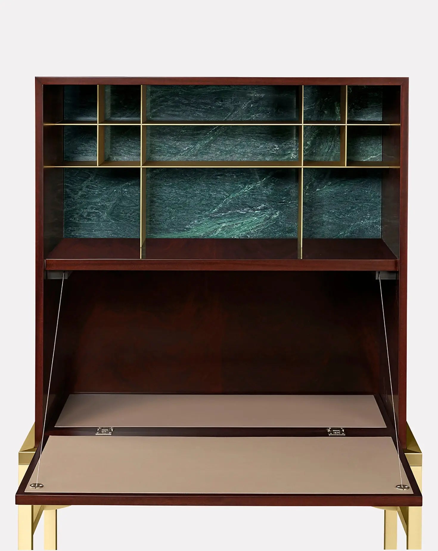 Paolo Rizzatto Zuan Mahogany Wood Large Cabinet Ghidini 1961