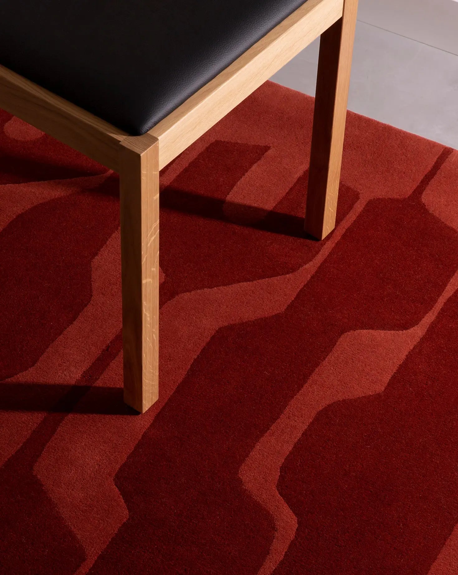 Benares Rust By Matthew Hilton Rug Christopher Farr