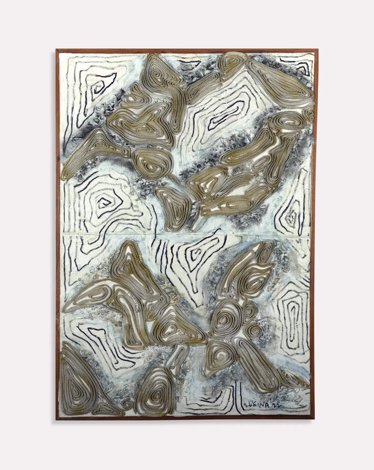 Contours Dyptich Wall Art Veena Advani Art