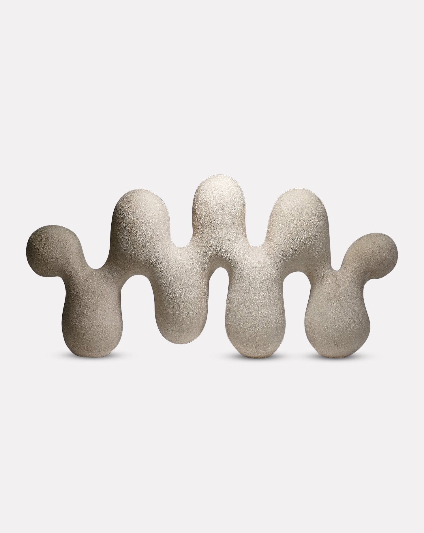 Frequency White Ceramic Sculptural Vessel
