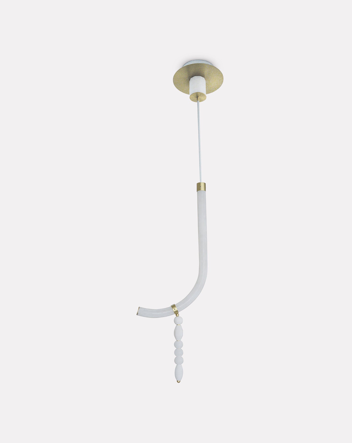 Canne Satin Brass Pendant
