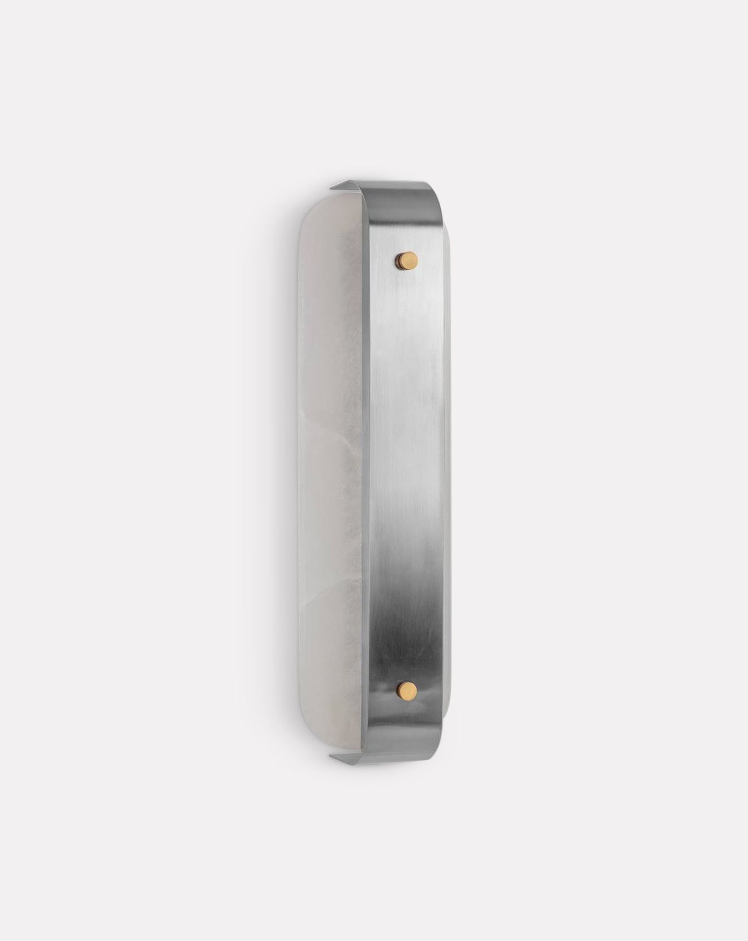 Arc Band Satin Nickel and Alasbater Wall Light