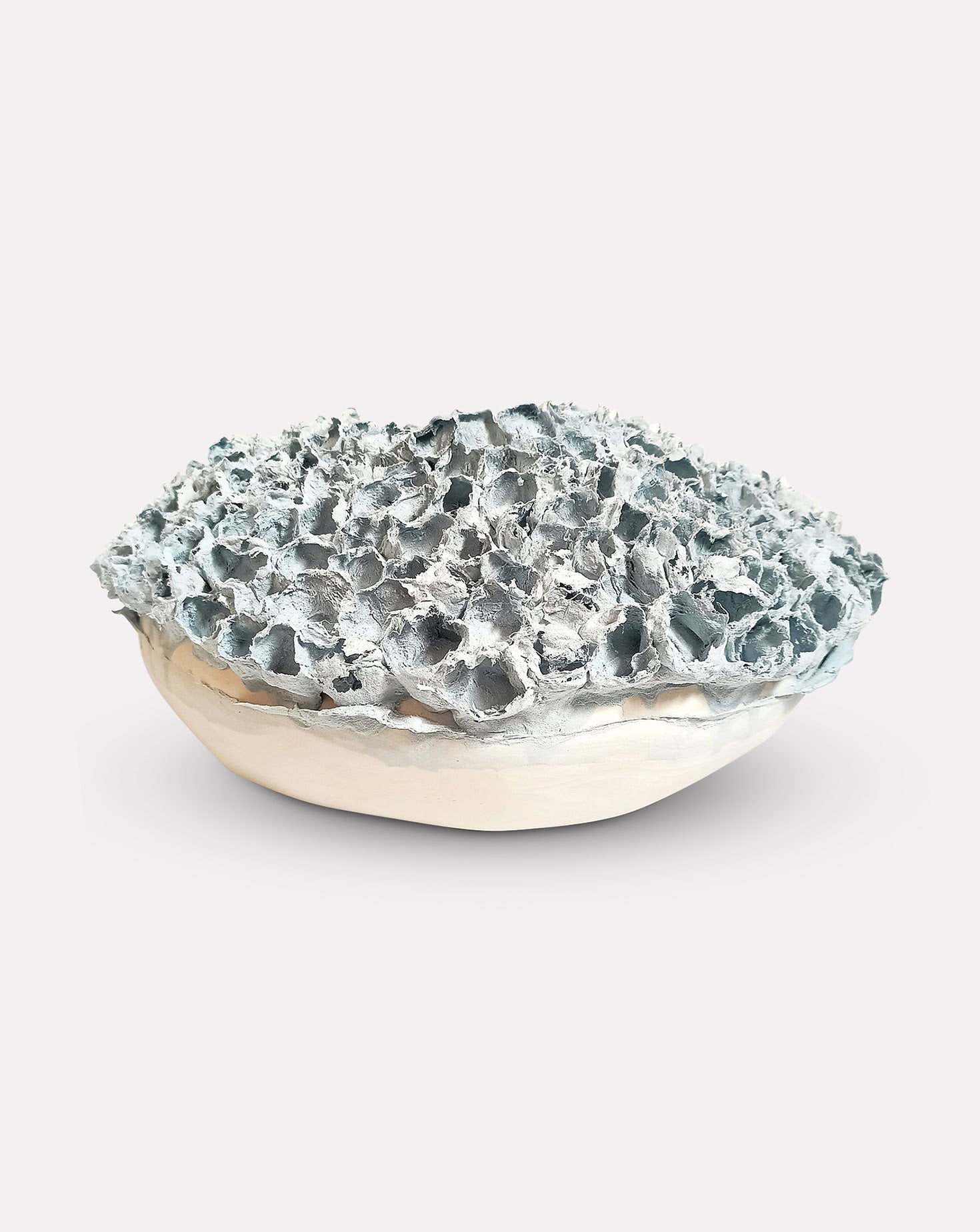 Blue Billows Porcelain Vessel I