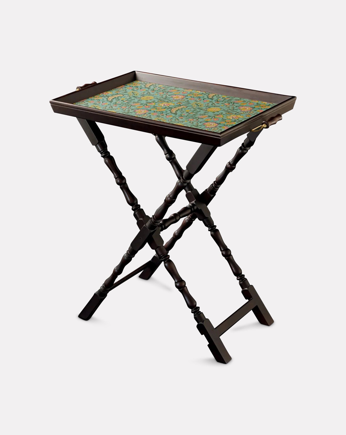 Booti Butler Brass Folding Tray Table