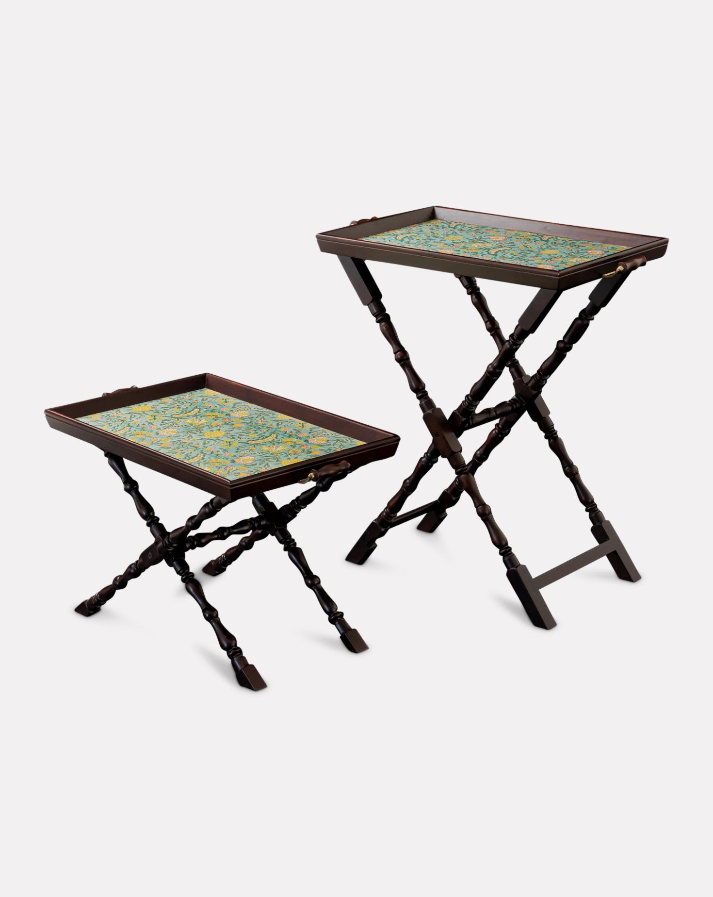Booti Butler Brass Folding Tray Table