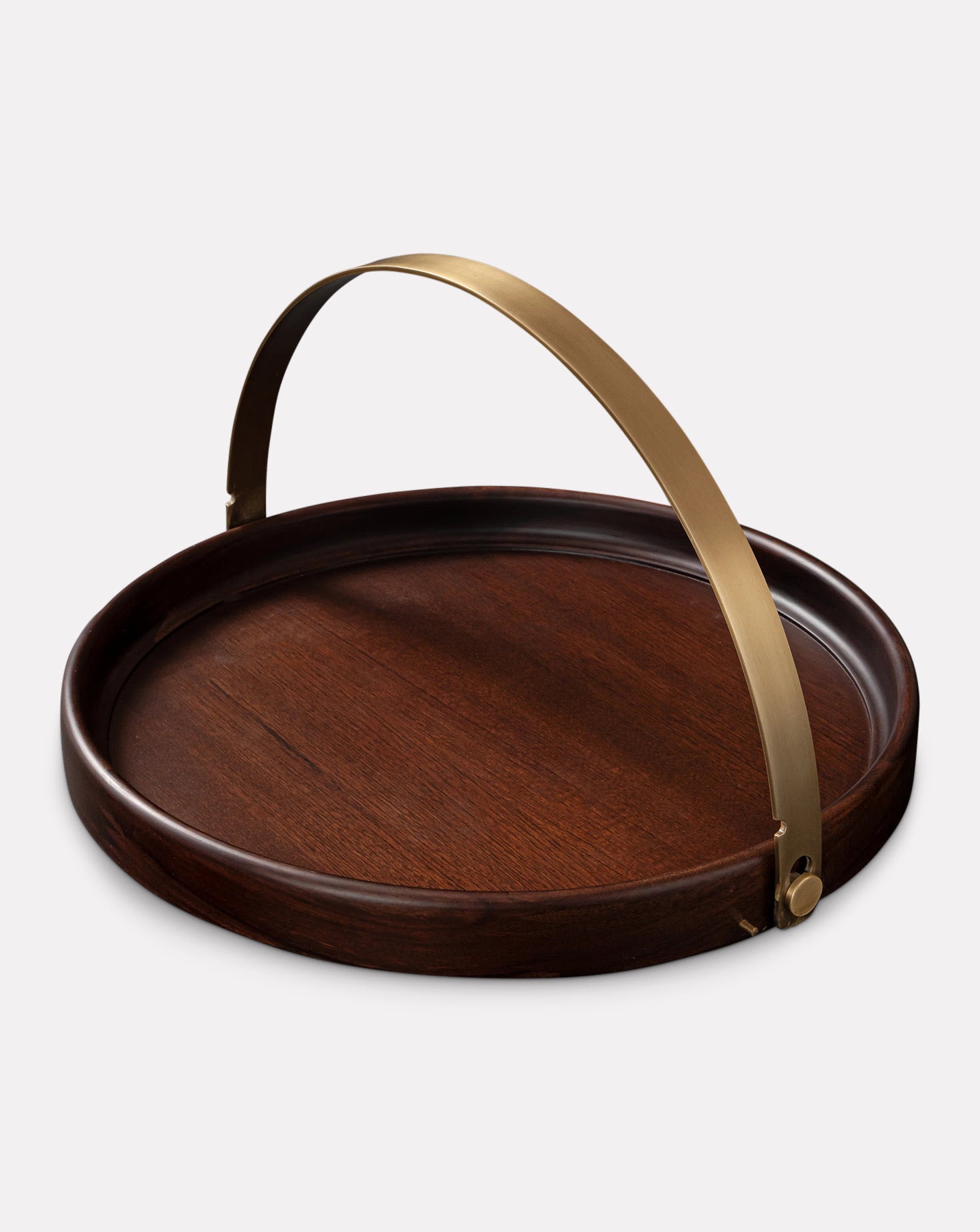 Brass Band Round Tray