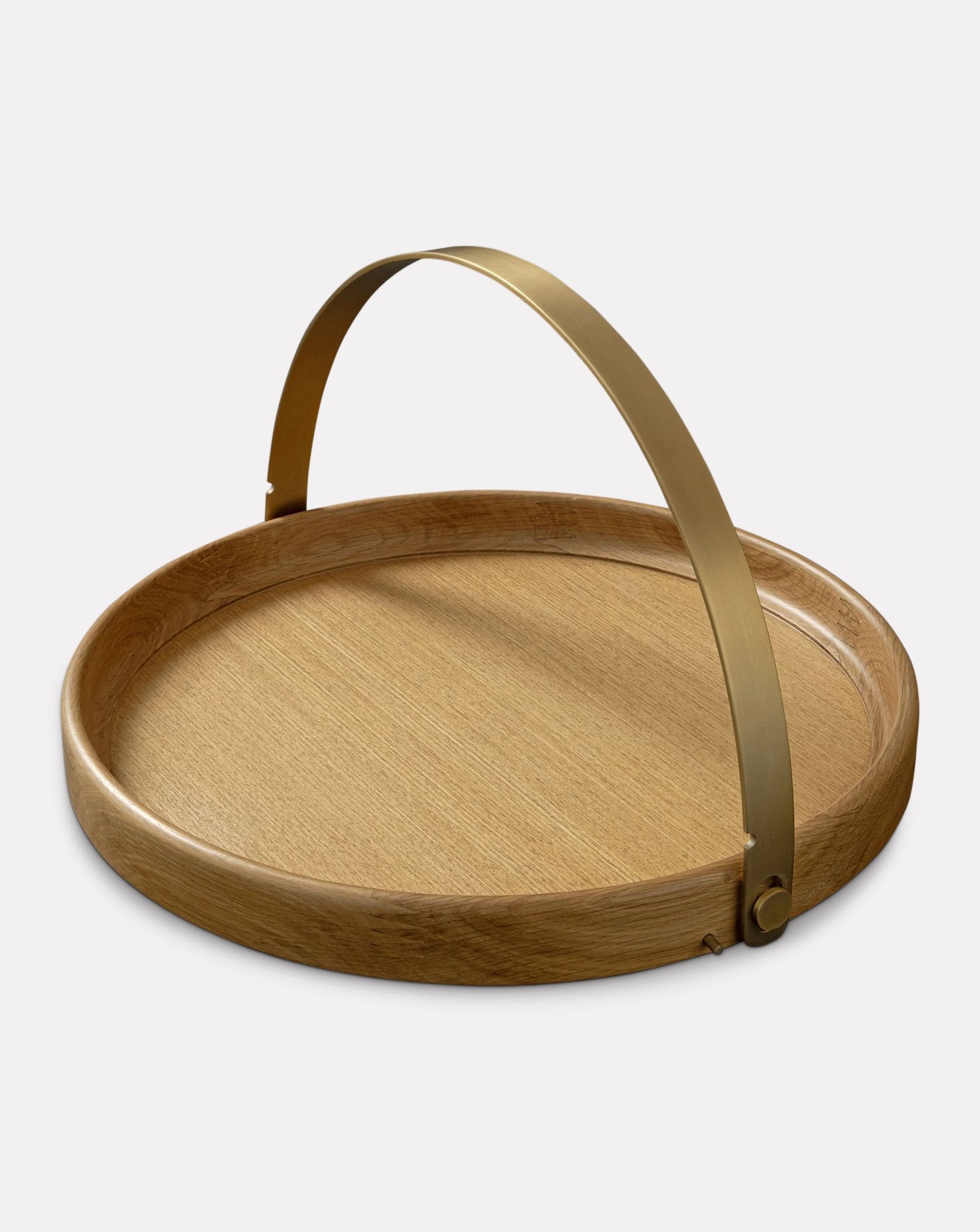 Brass Band Round Tray