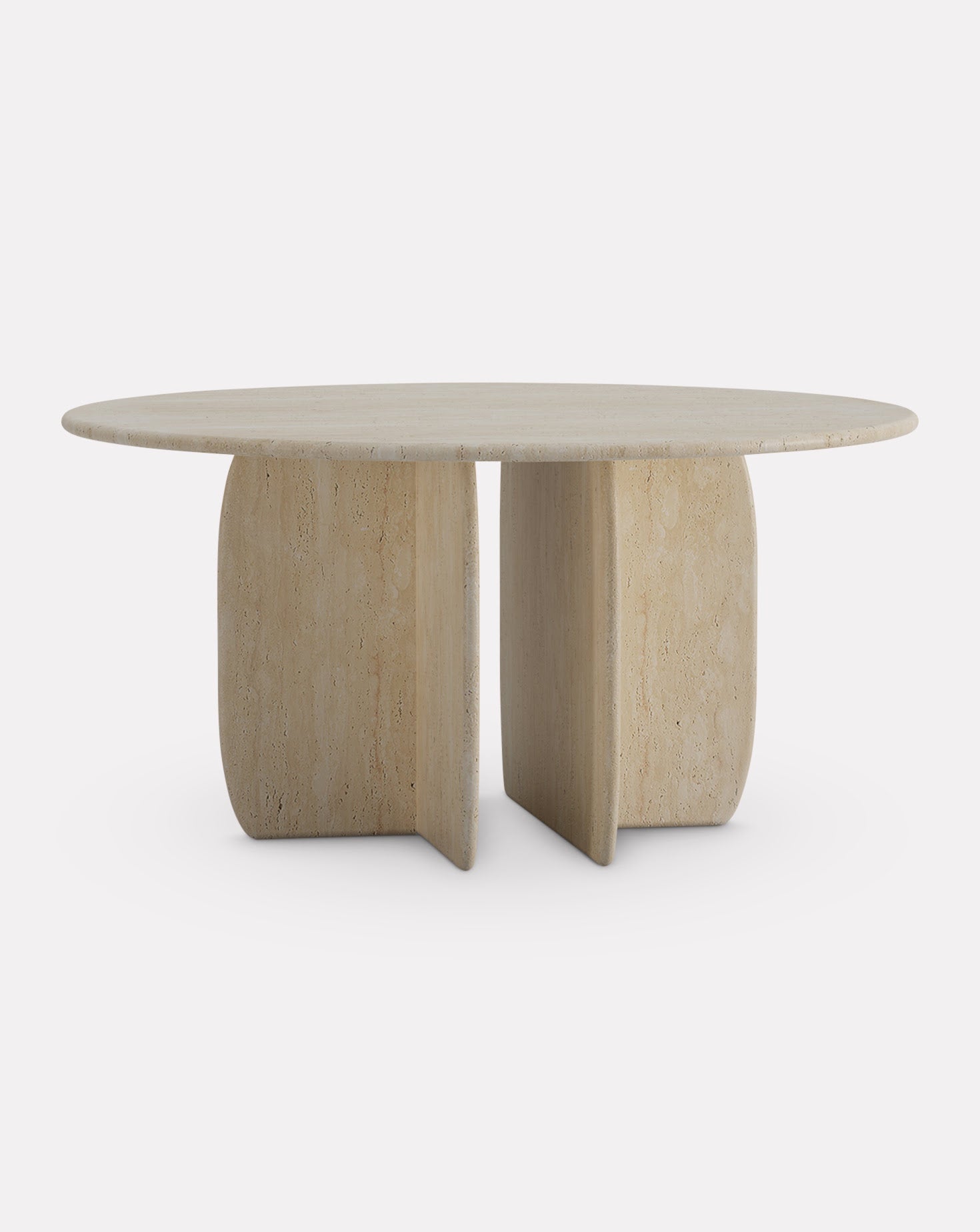 Catus Travertine Dining Table
