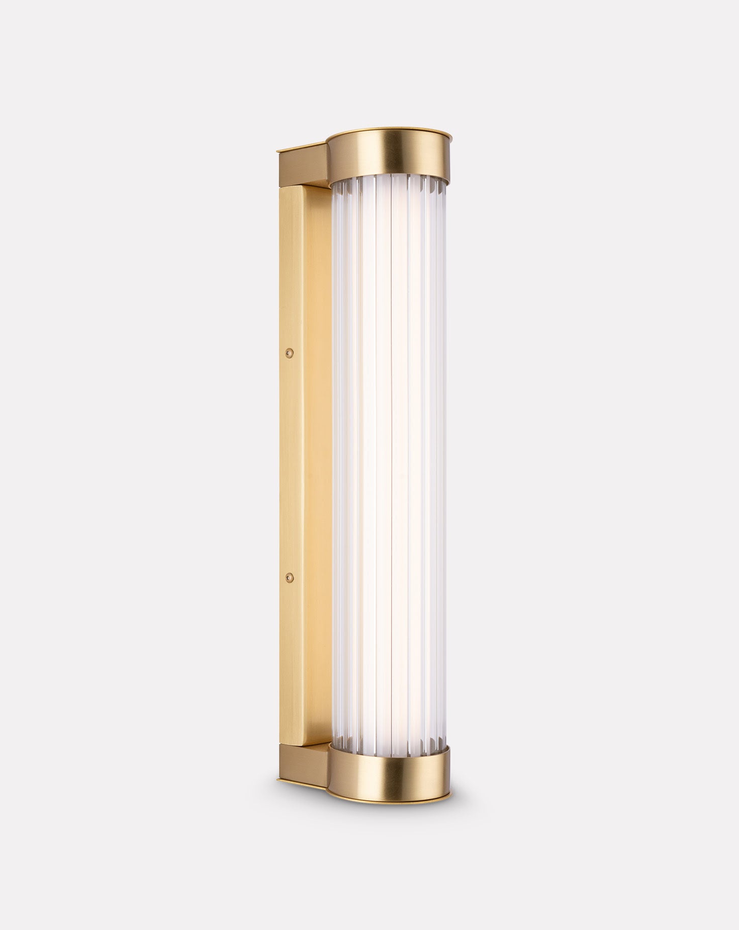 Clarity Brass Wall Light