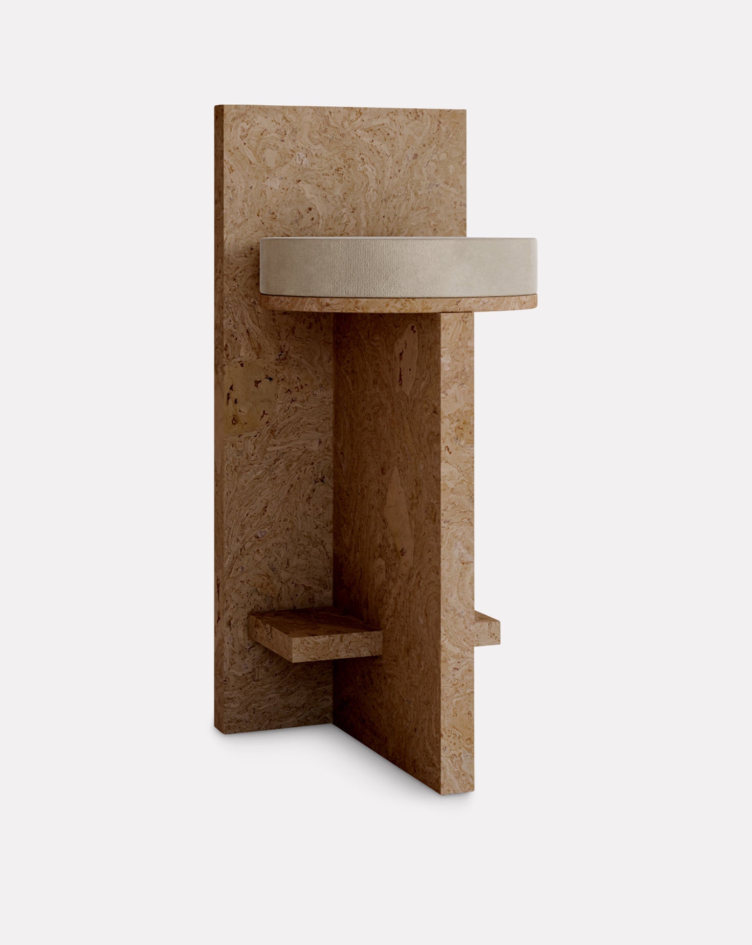Cork and Velvet Barstool