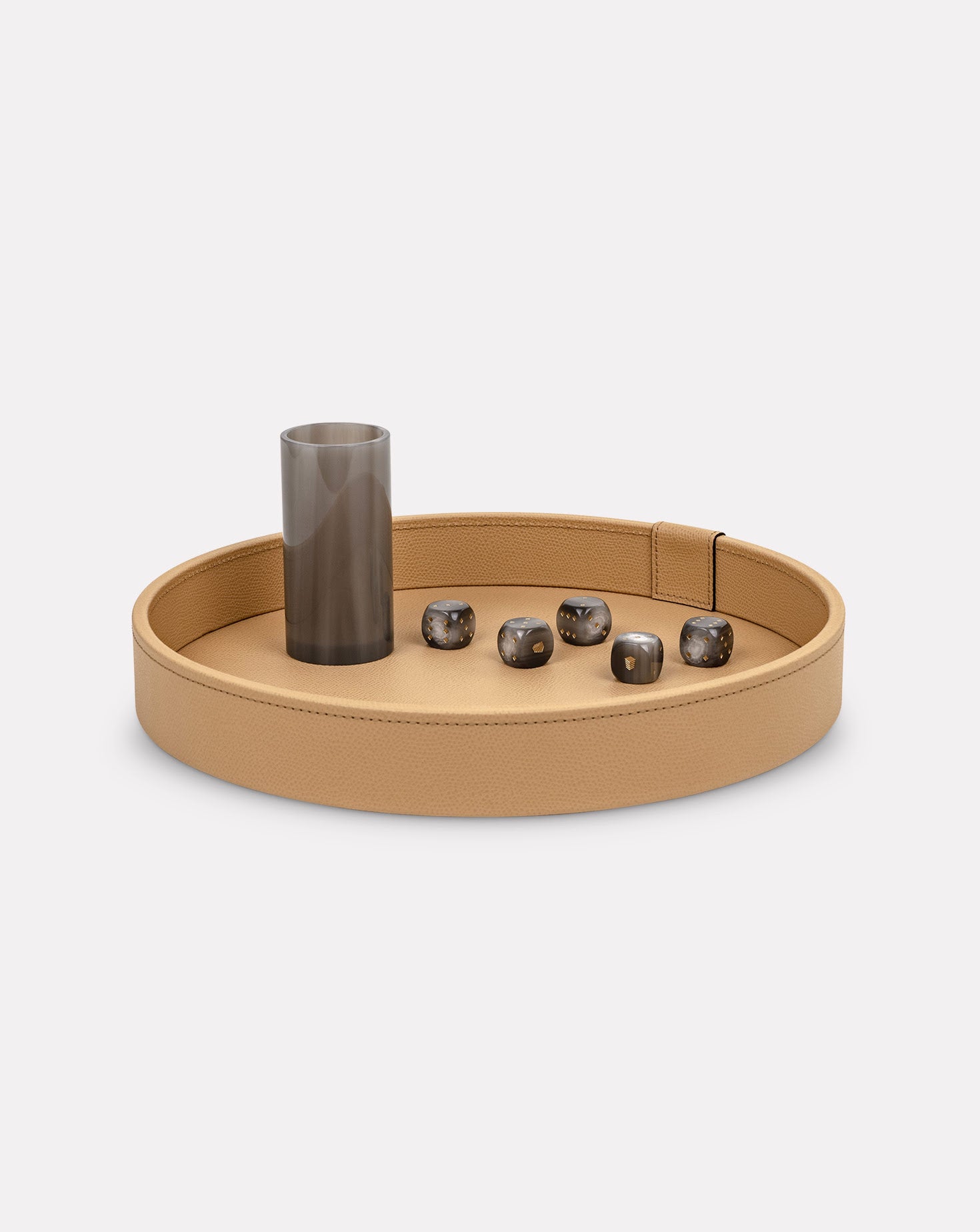 Dice Grained Leather Game Set