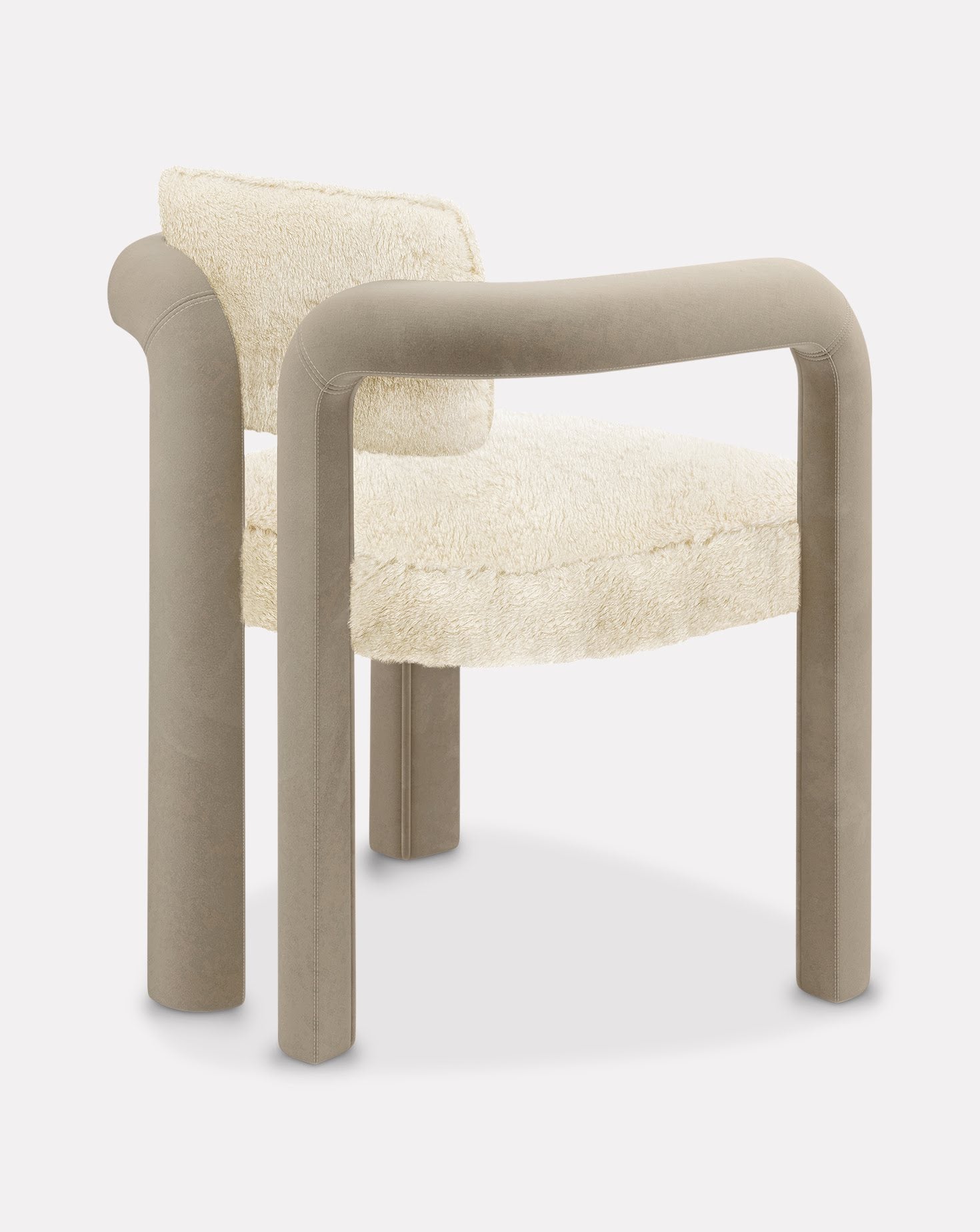 Double Arch Velvet Dining Chair
