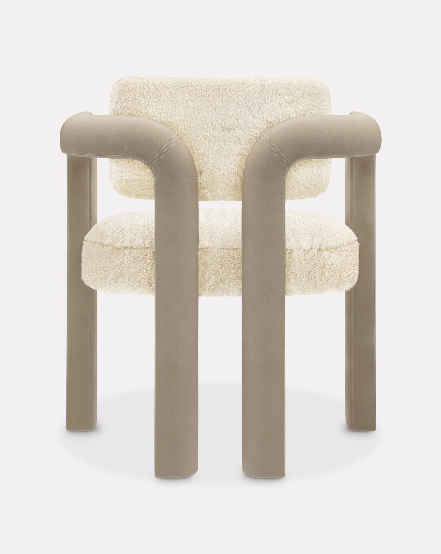 Double Arch Velvet Dining Chair