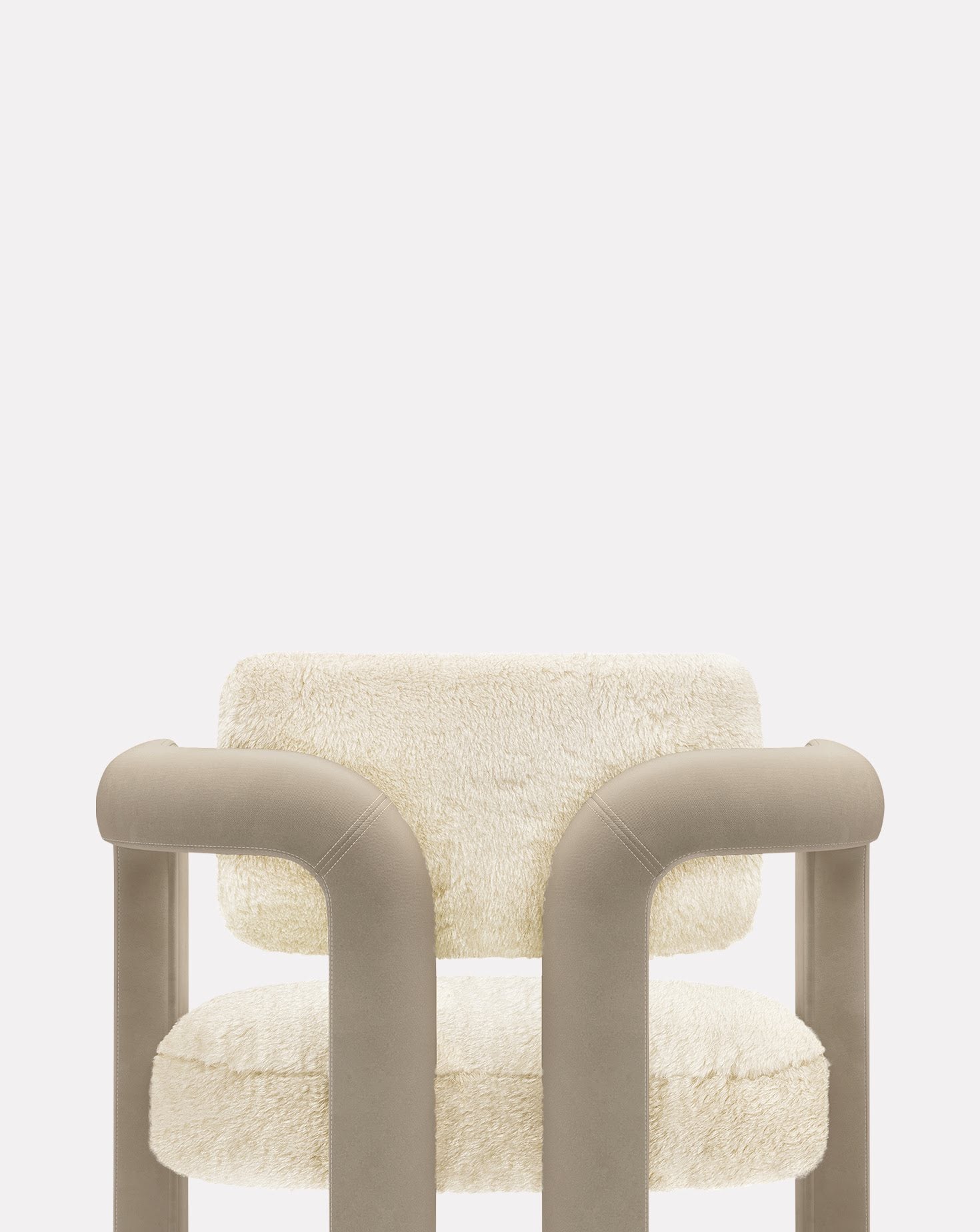 Double Arch Velvet Dining Chair