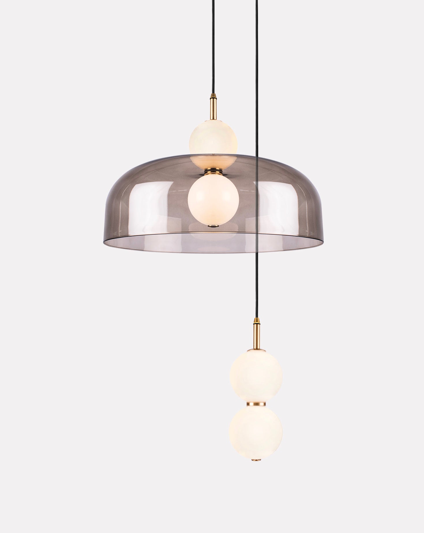 Echo Lamp and Shade Cluster Pendant