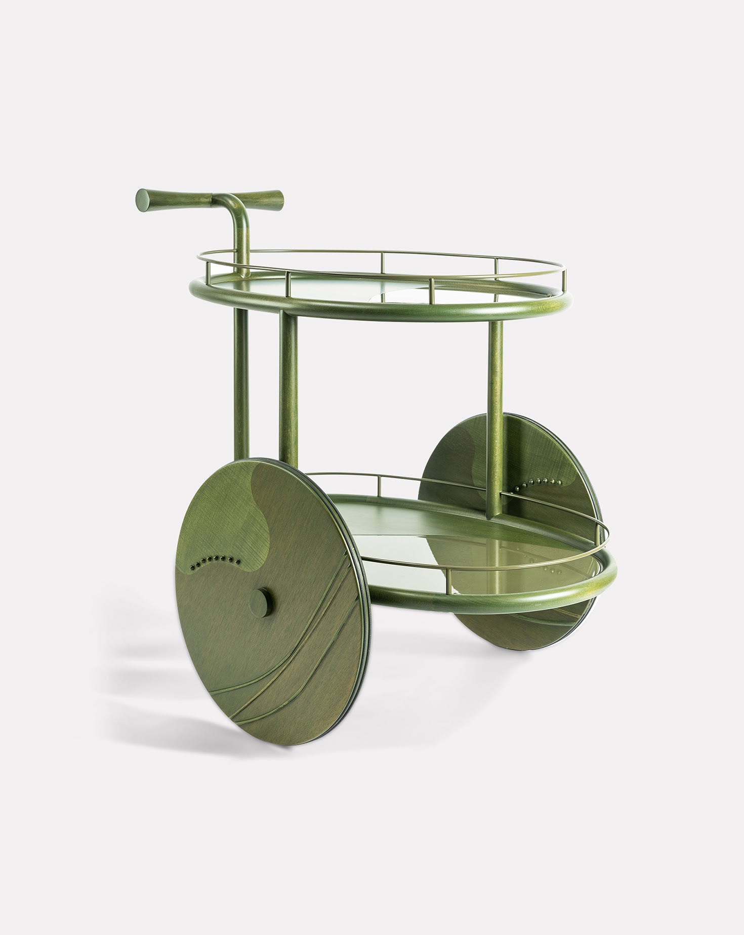 Enab Wood and Metal Trolley