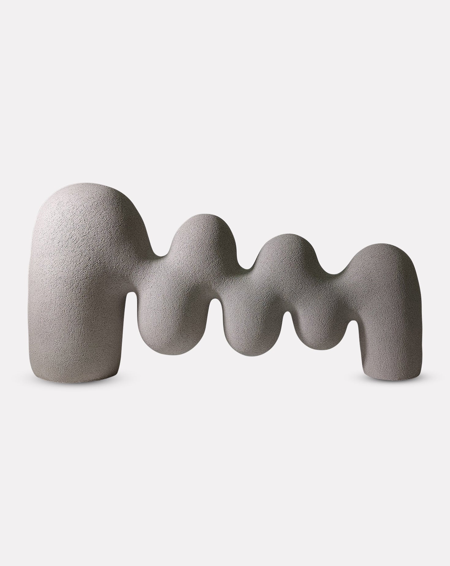 Grey Abstract 154 Ceramic Sculpture