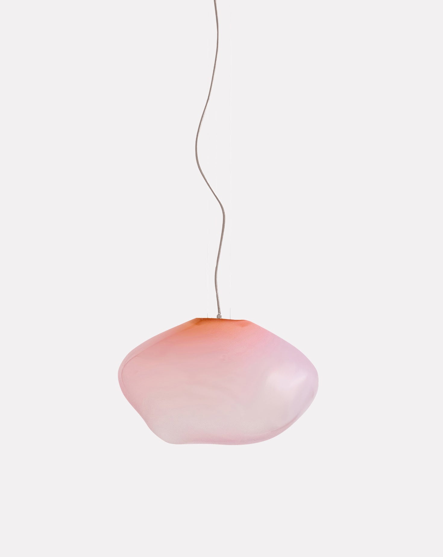 Haumea Convex Flamingo Opaque Pendant