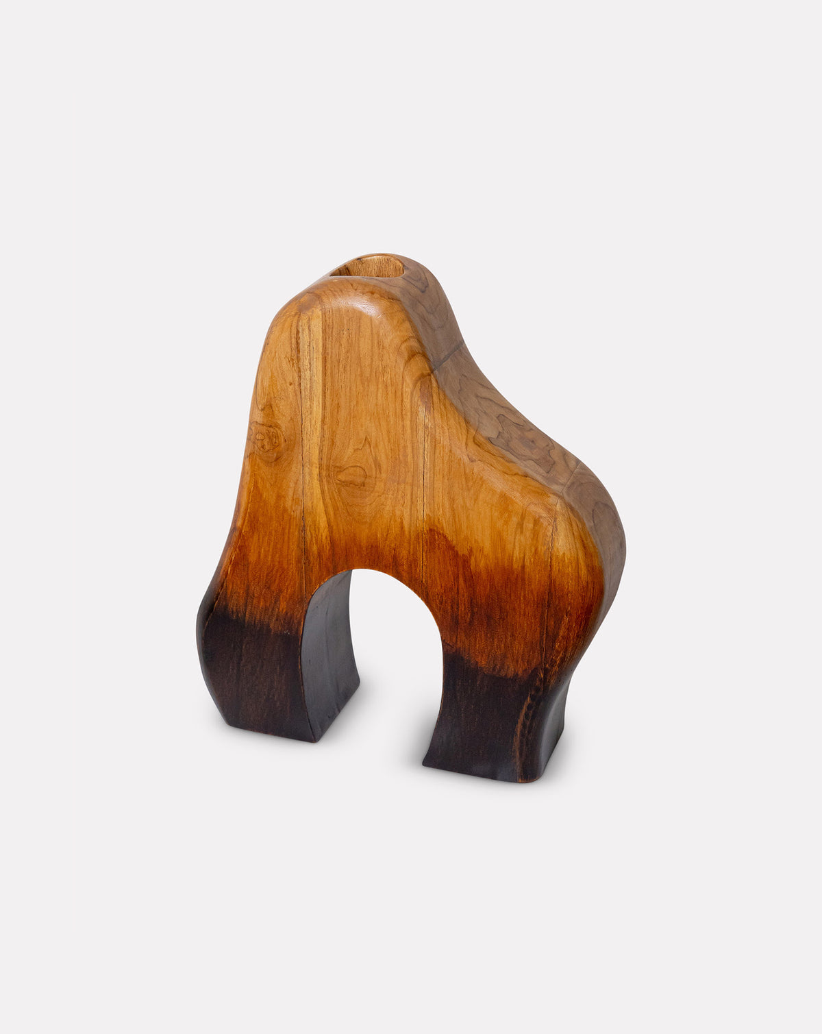 IDIKA 04 Teak Wood Sculptural Vase