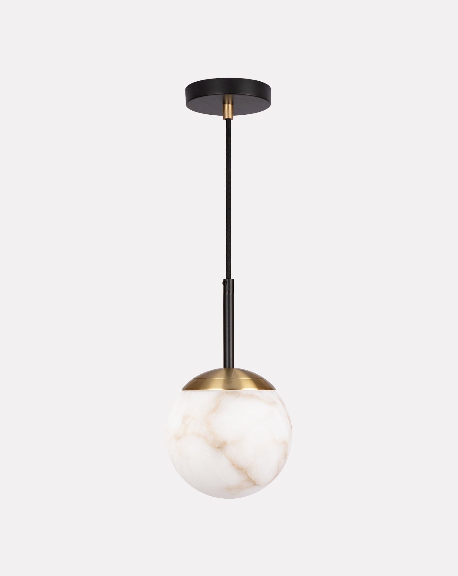 IO Single Brass Pendant Small