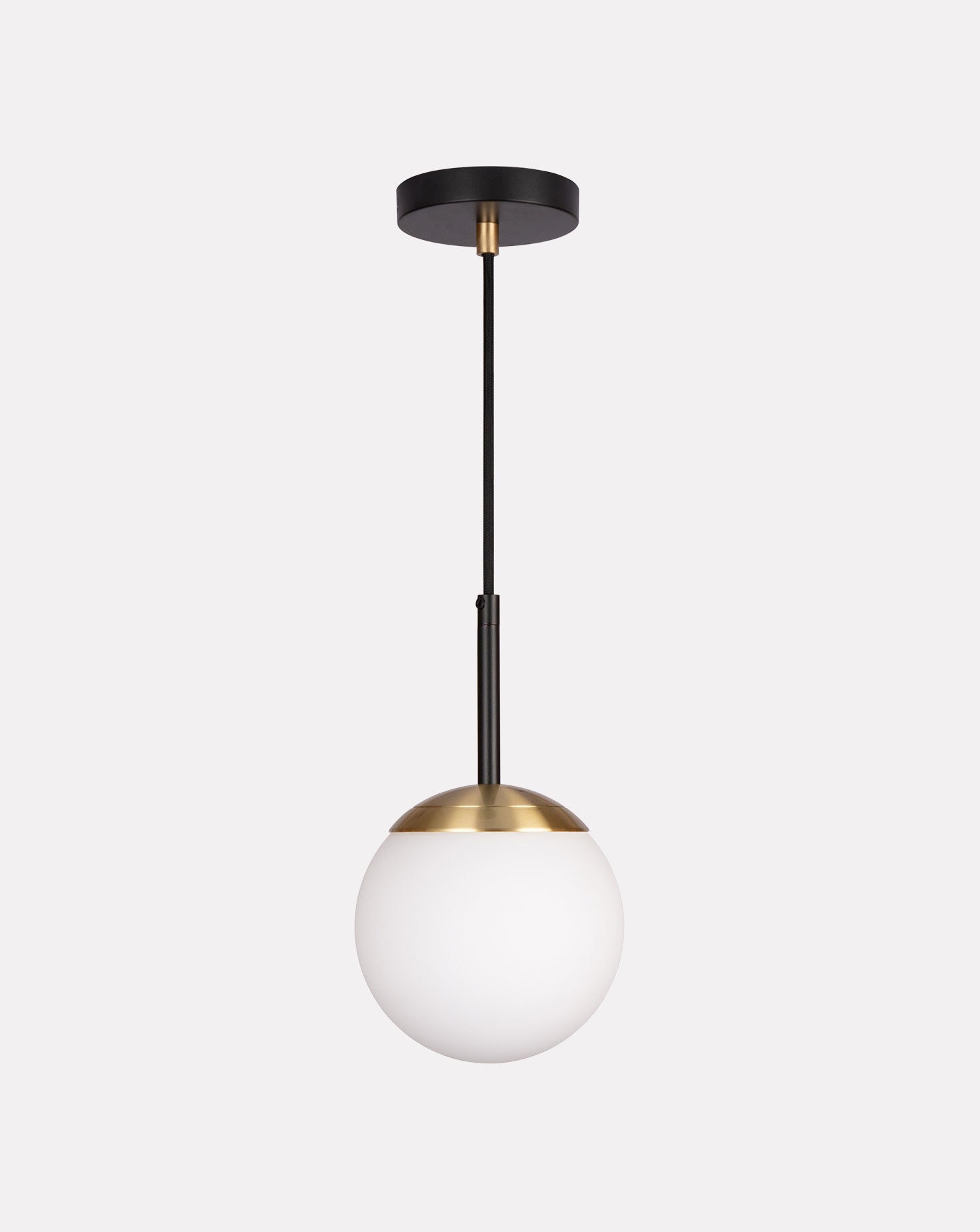 IO Single Brass Pendant Small