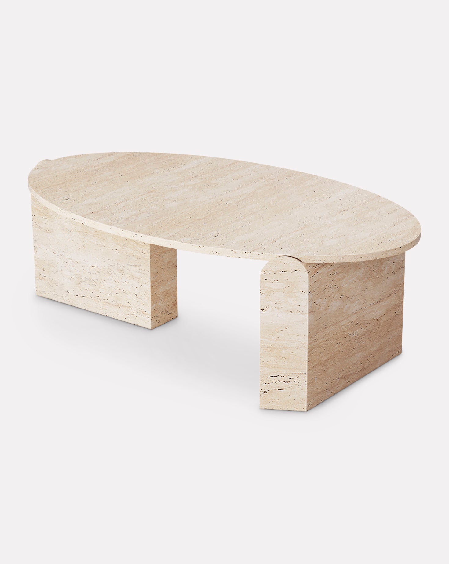Jean Travertine Center Table