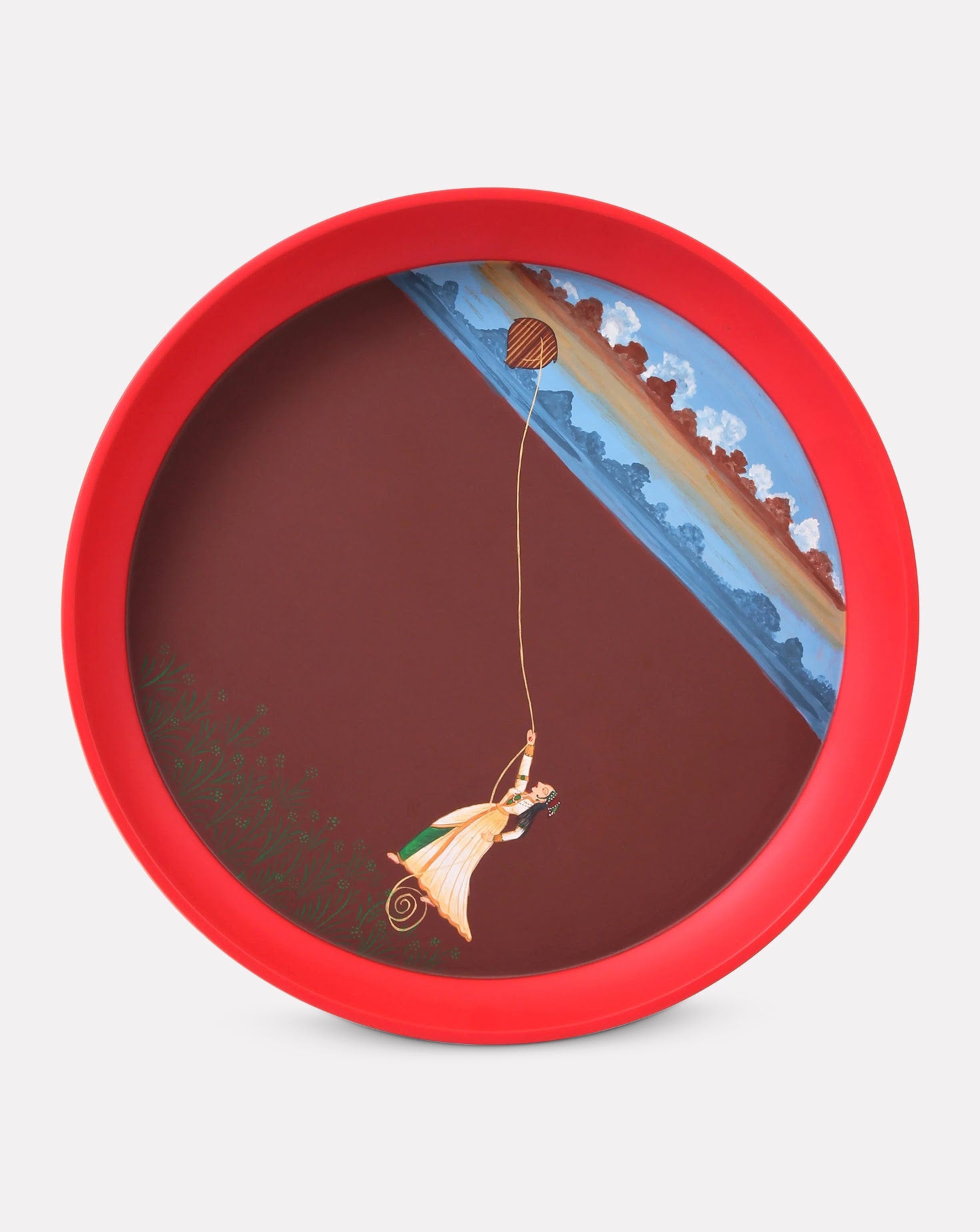 Kalam Lady Flying Kite Side Table