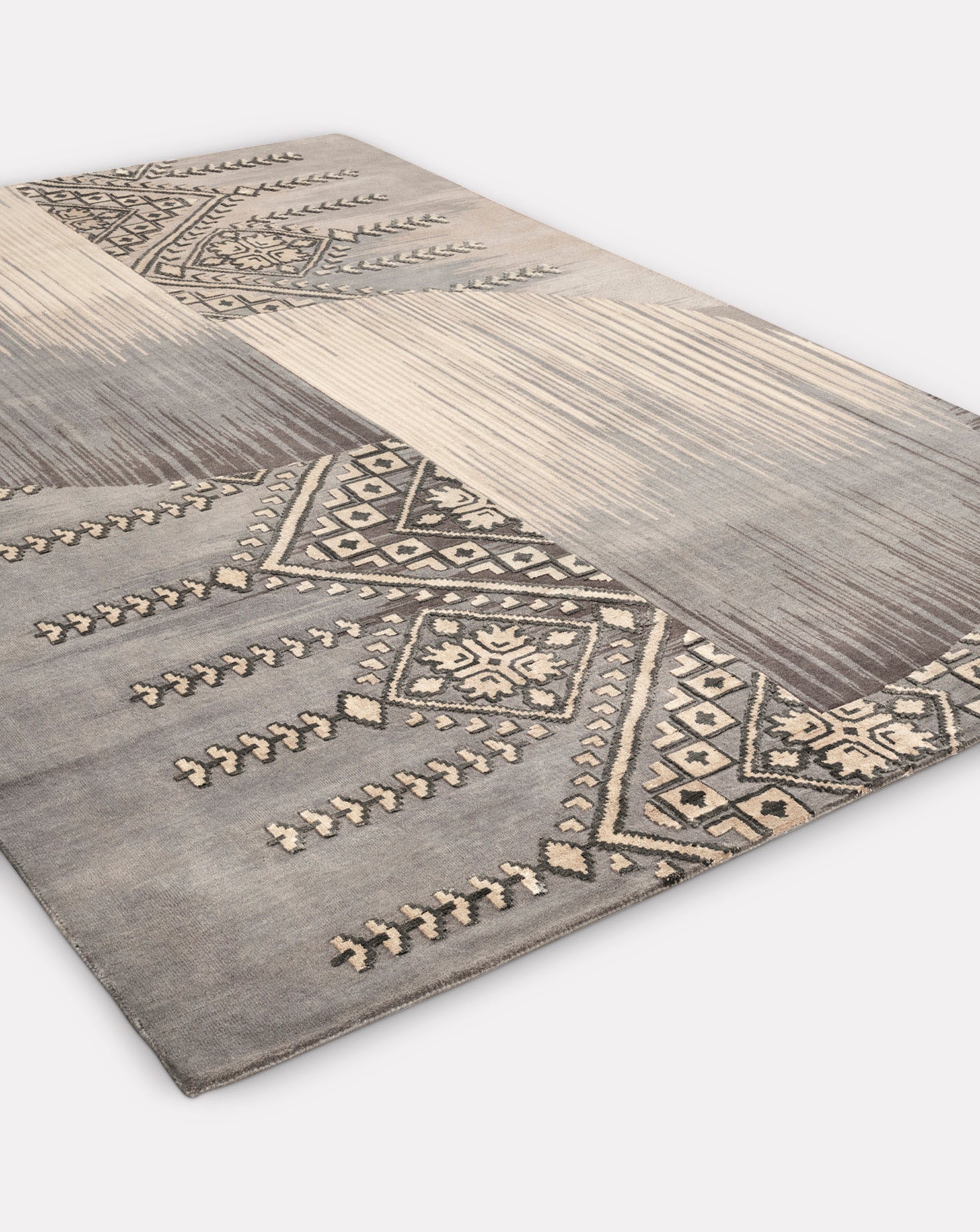 Kalliste Smoke Green Handknotted Rug