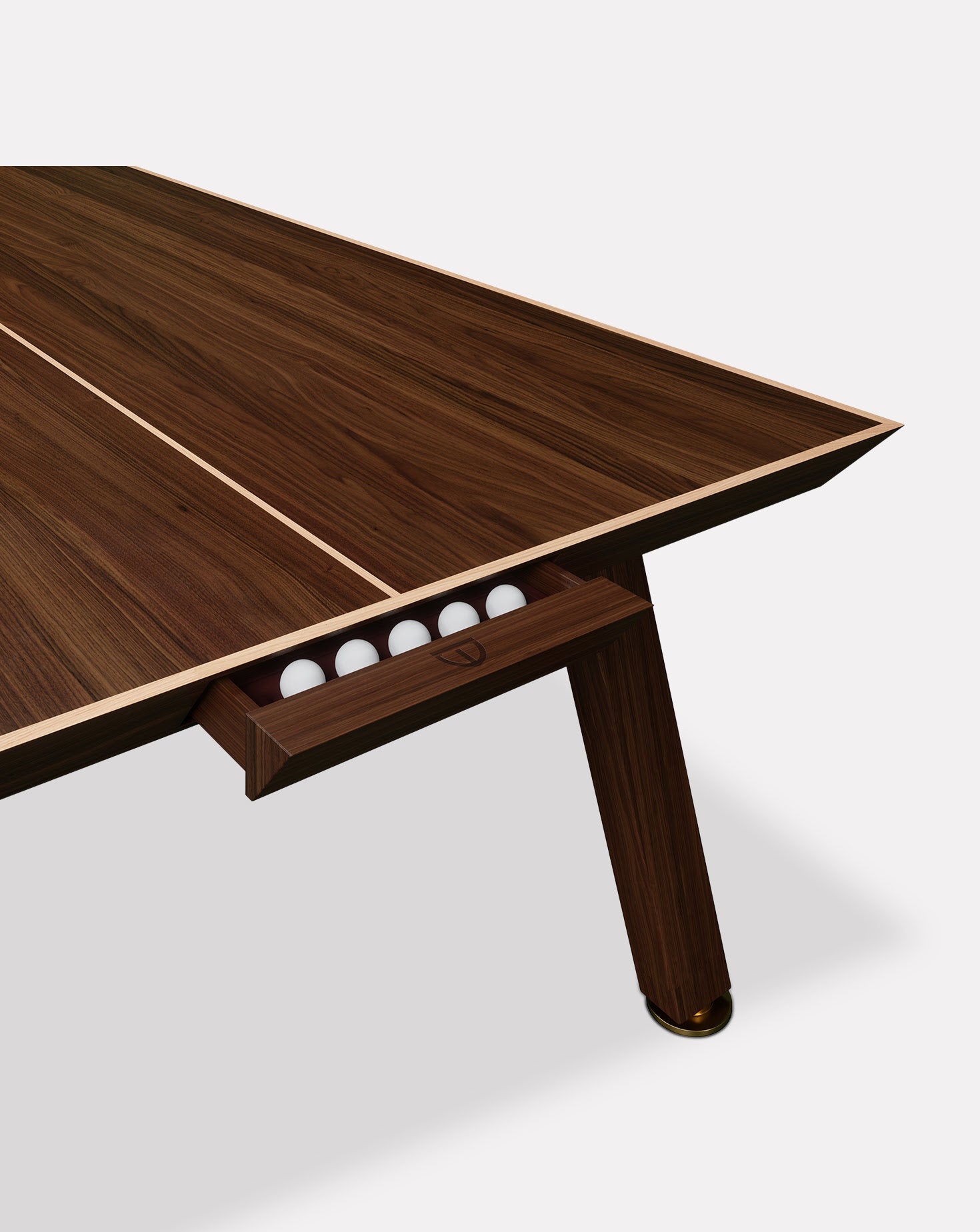 Keppel Ping Pong Walnut Table
