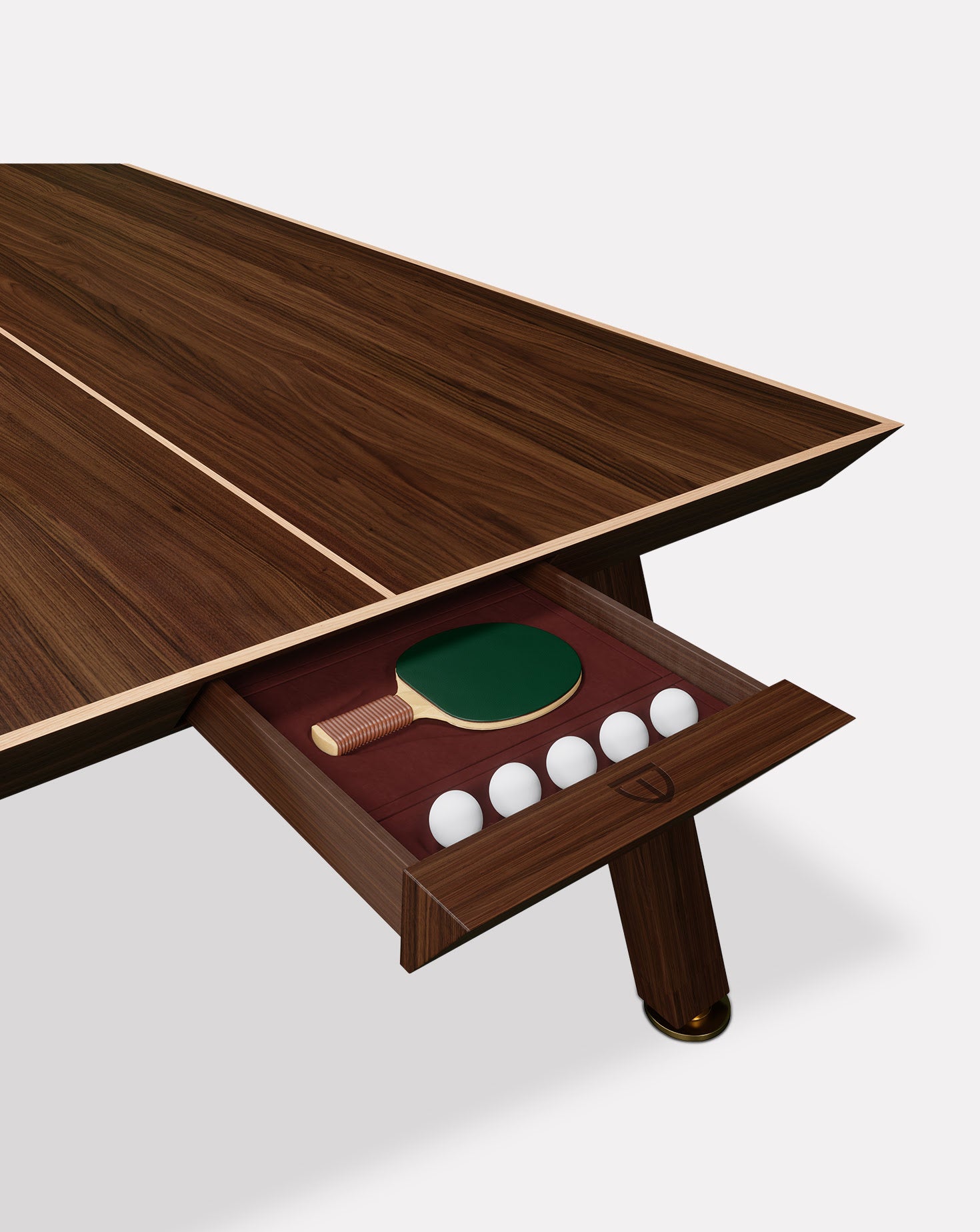 Keppel Ping Pong Walnut Table