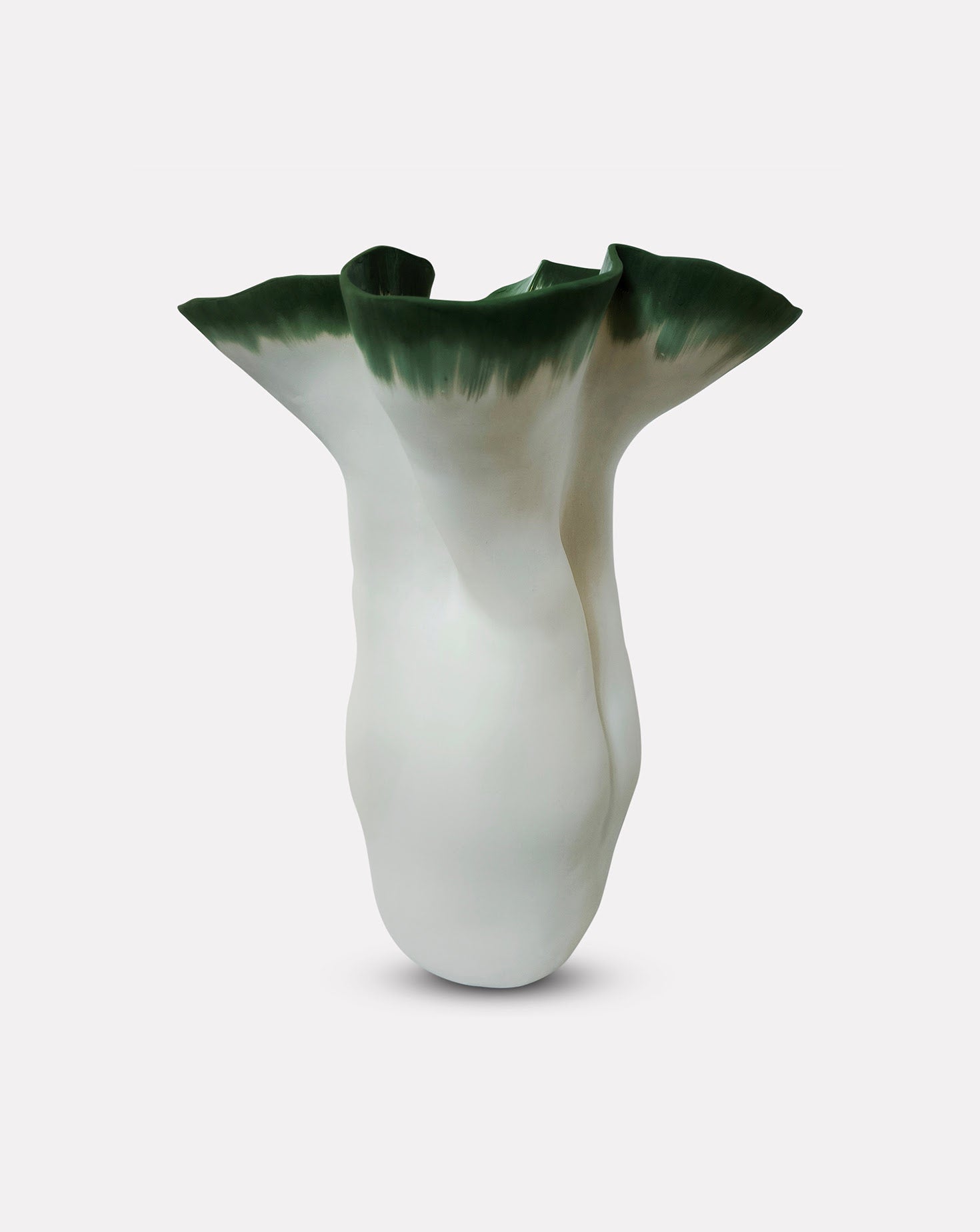 Lily Glazed Stoneware Vessel