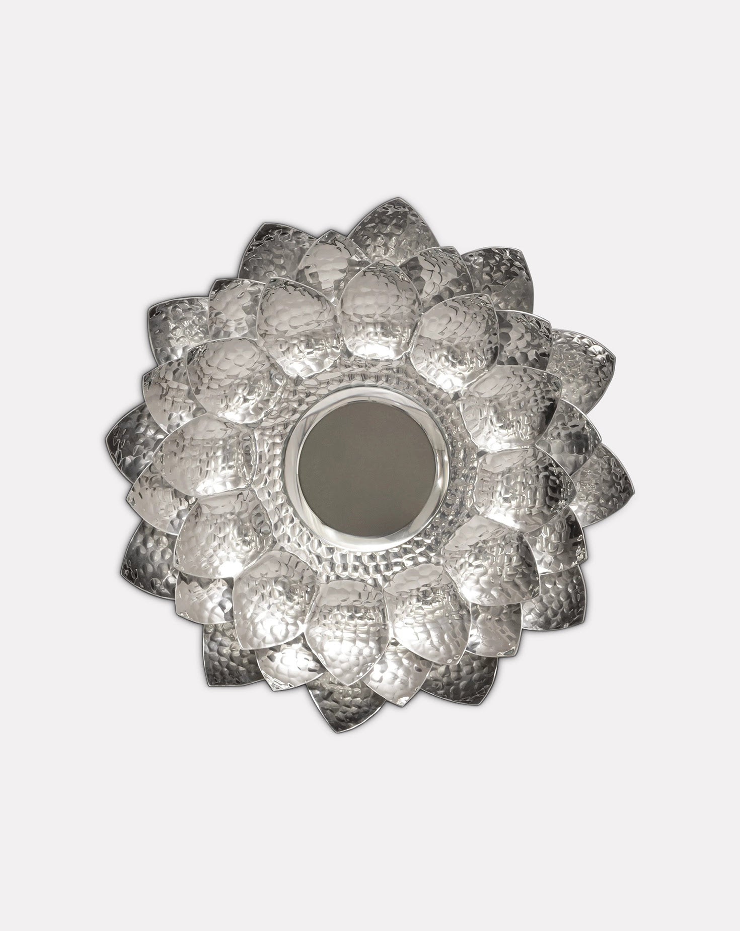Luxe Me Lotus Aluminium Chaandi Mirror
