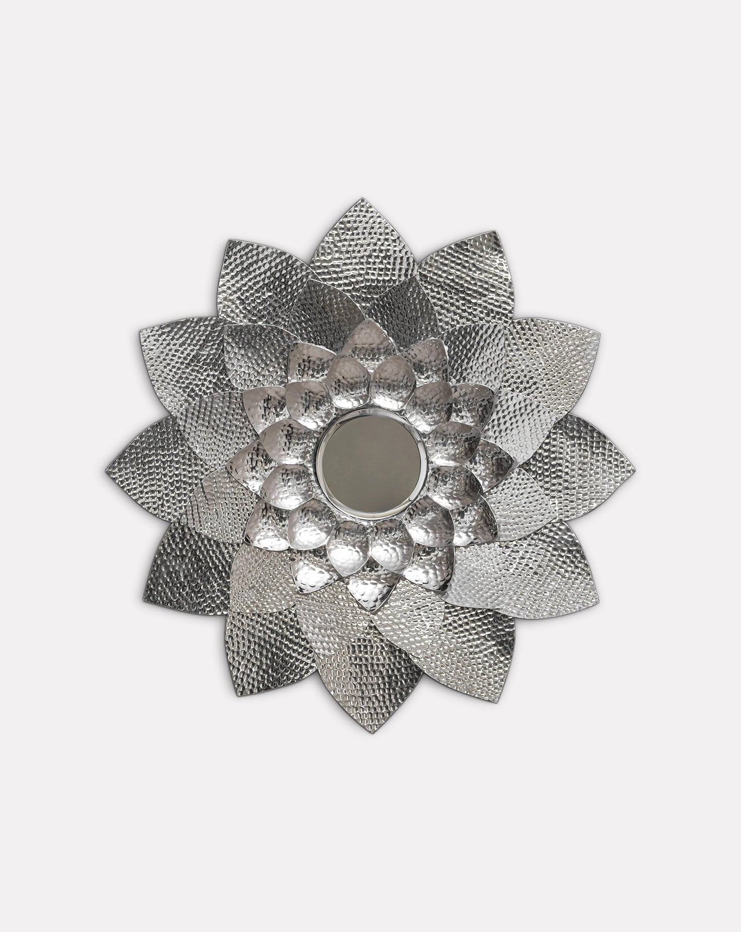 Luxe Me Lotus Aluminium Chaandi Mirror