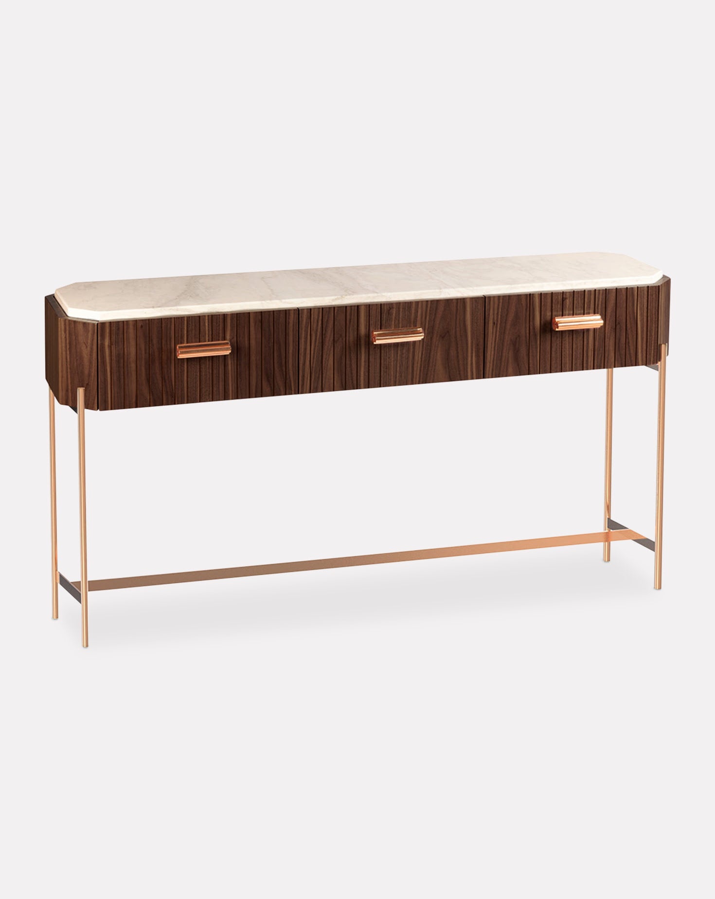 Malcolm Walnut Console