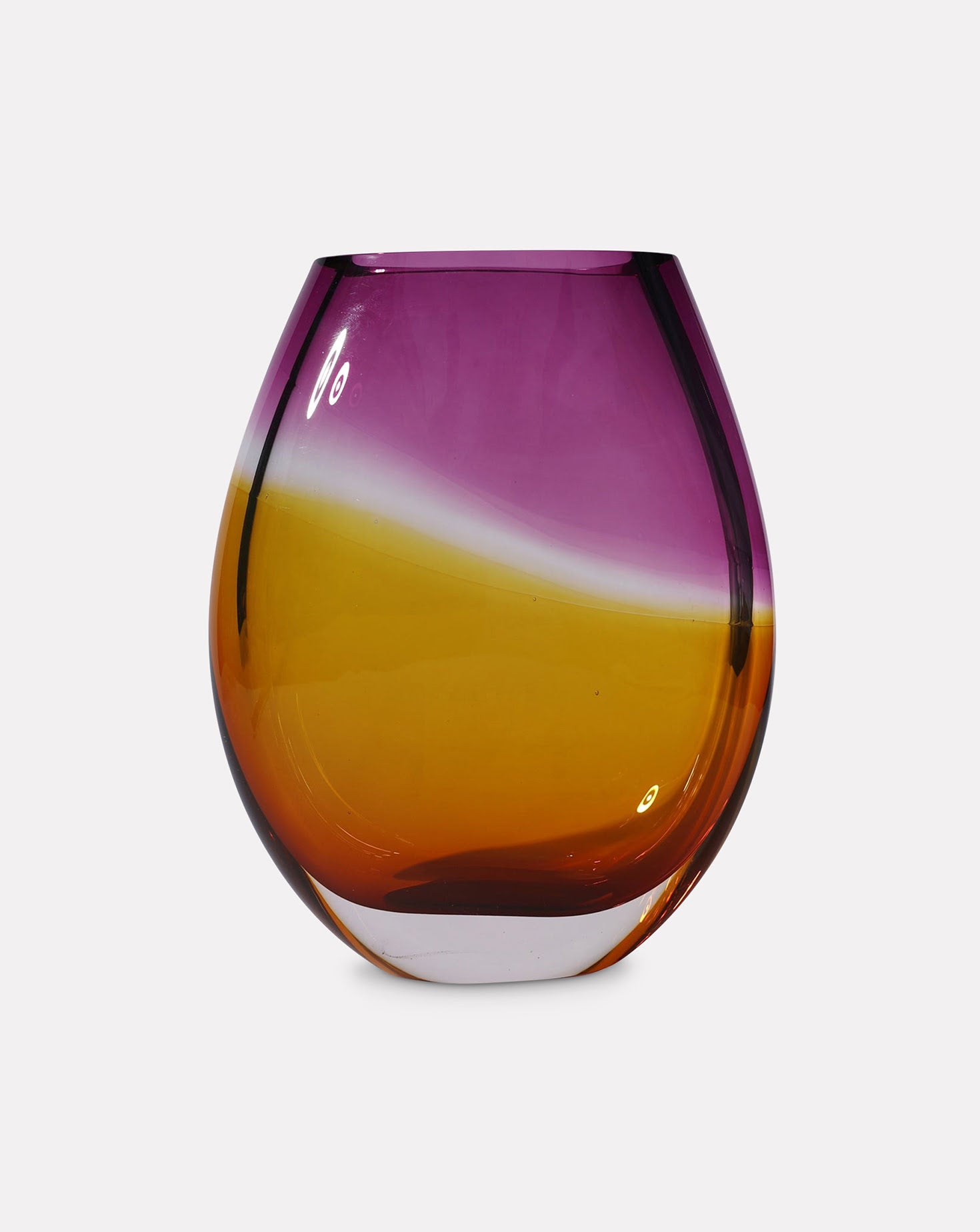 Mark Vase Warm Handblown Glass Vessel