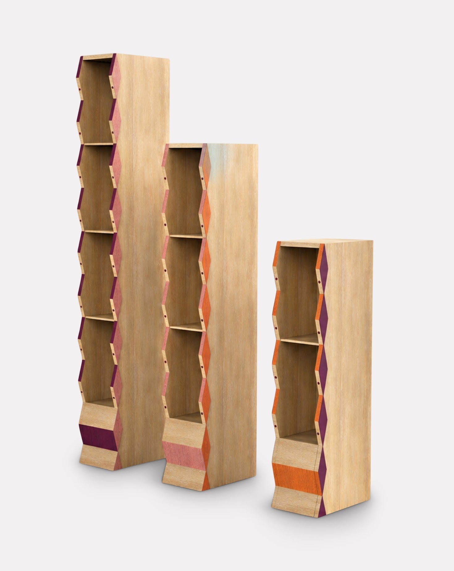 May Maple Wood Bookcase Cabinet