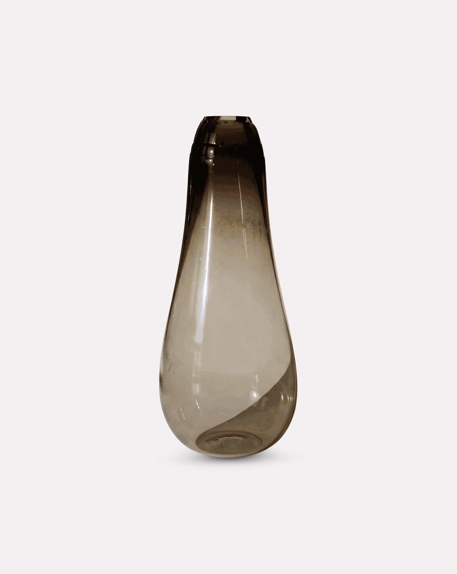 NODE Floorstanding Topaz Glass Vase