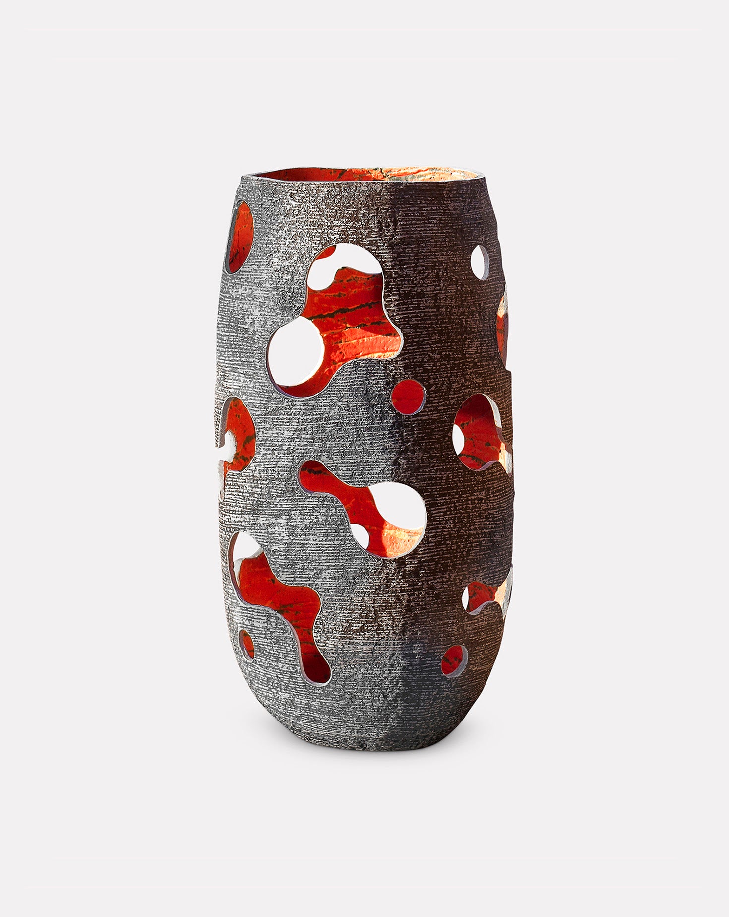 Narrow Candle Lantern Accent Vase