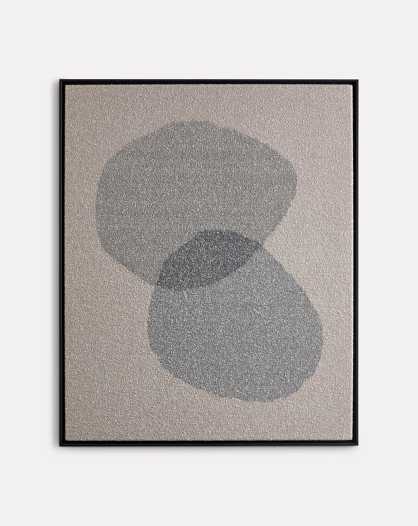 PEBBLES I Mixed Media Wall Art