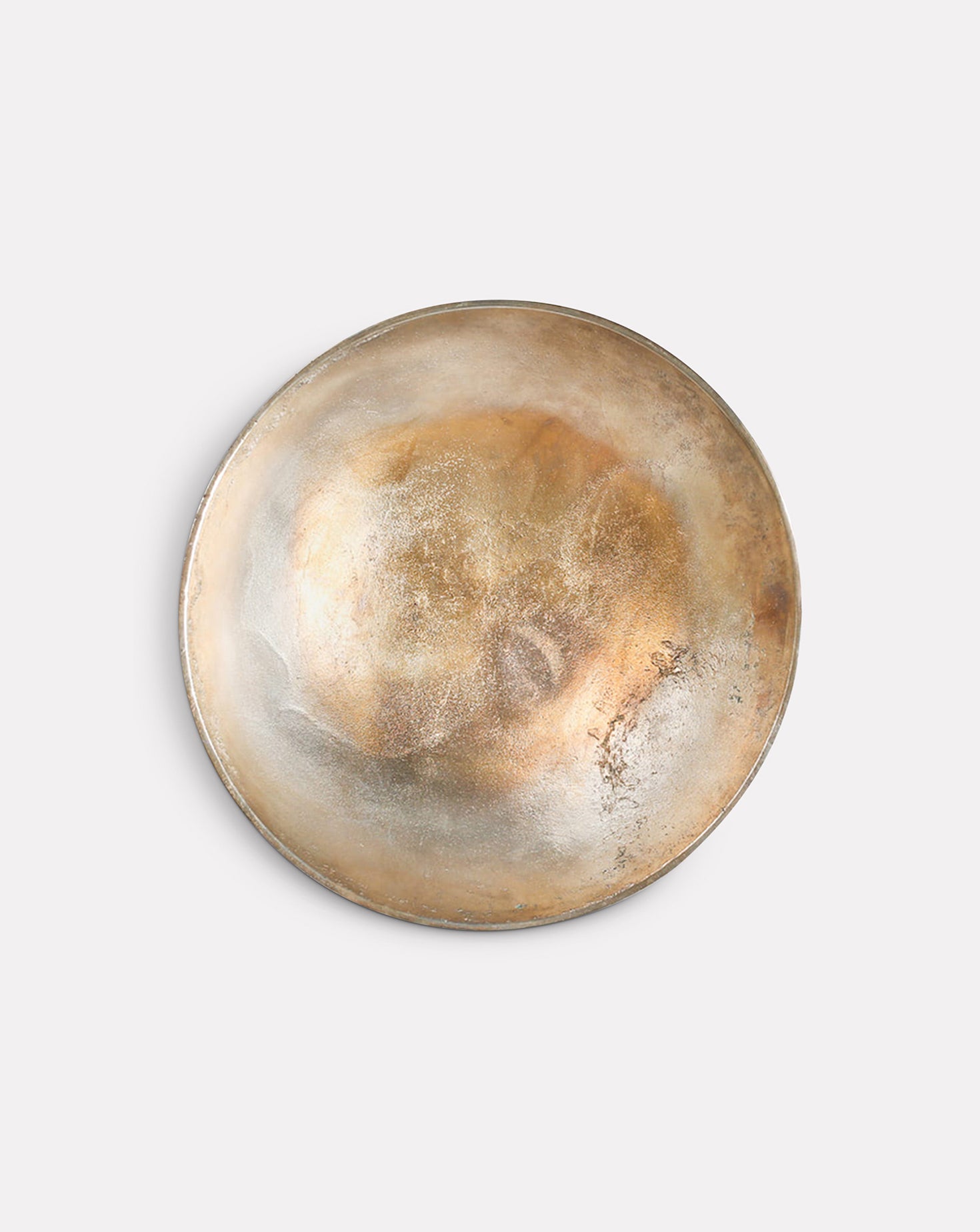 Dual Plated Metal Bowl Large