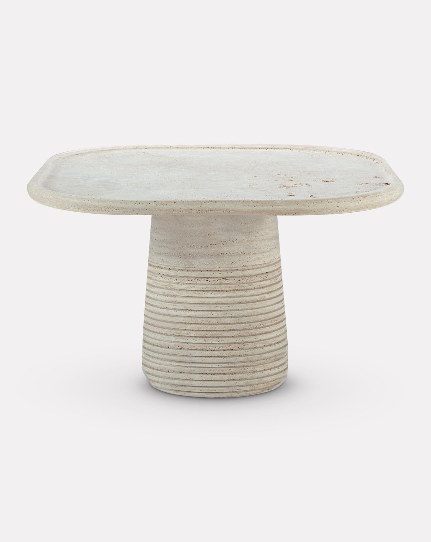 Poppy Travertine Dining Table