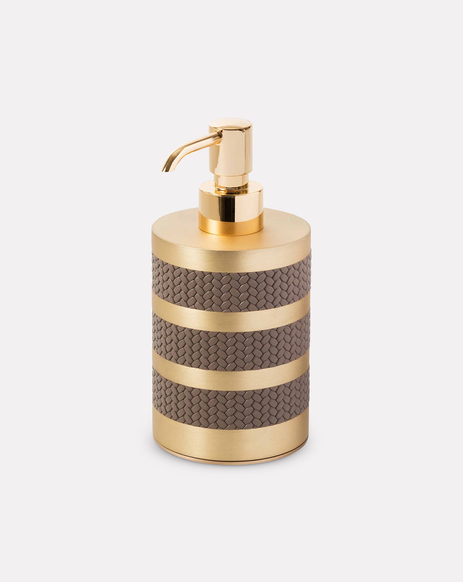 Saturno Satin Brass Soap Dispenser