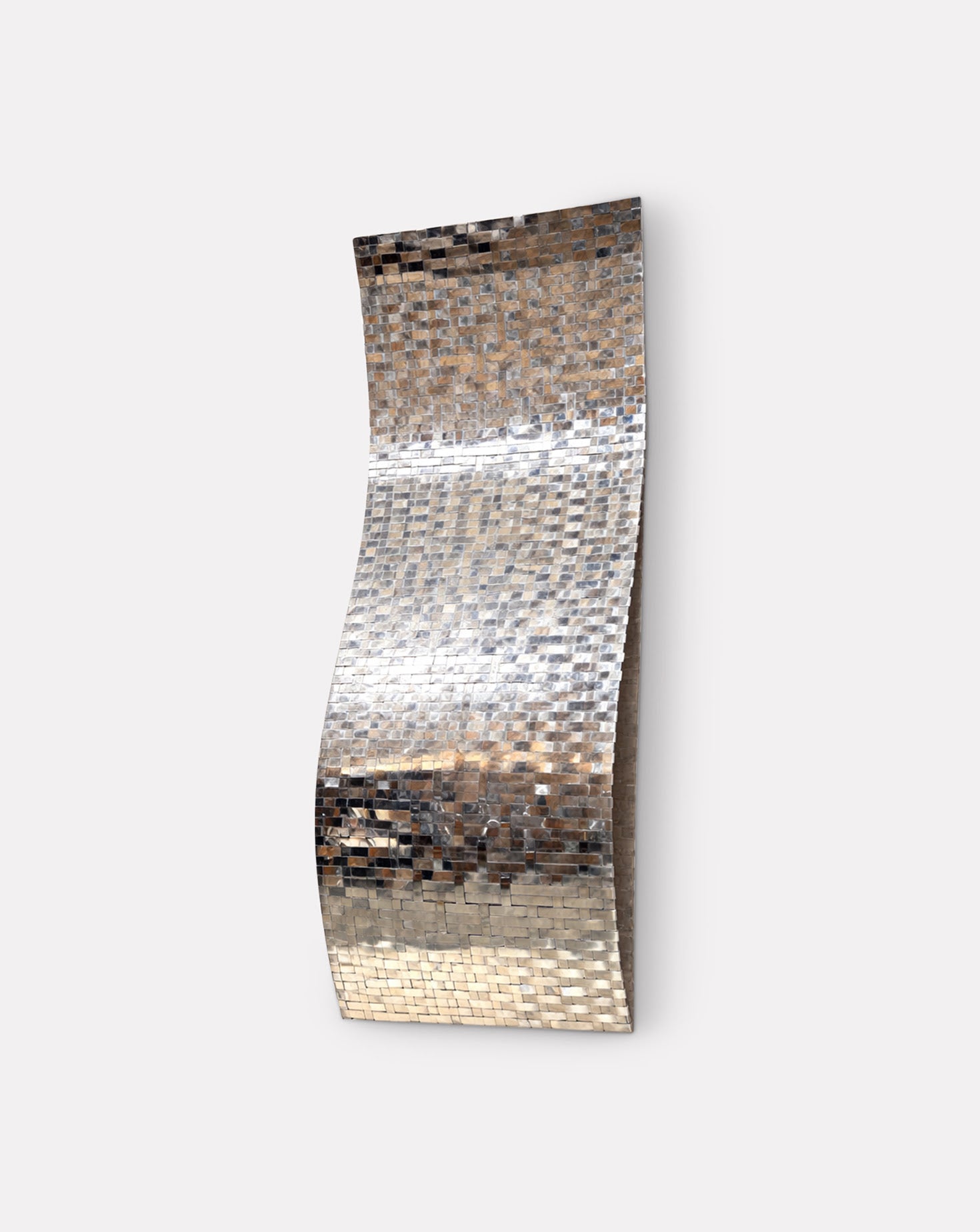 Serpentine Woven Steel Wall Art