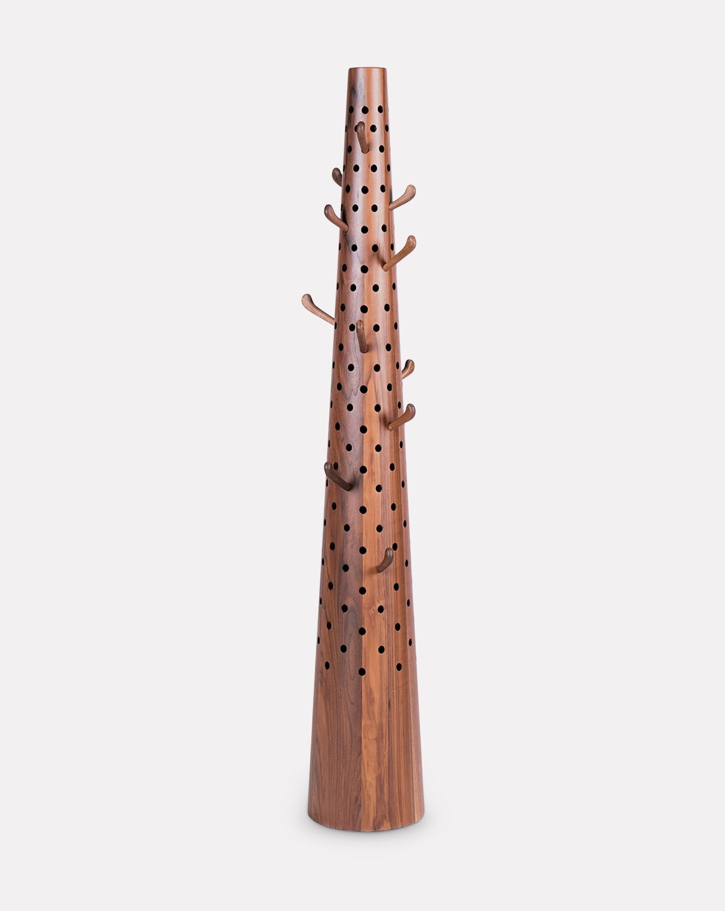Spike Solid Wood Coat Hanger
