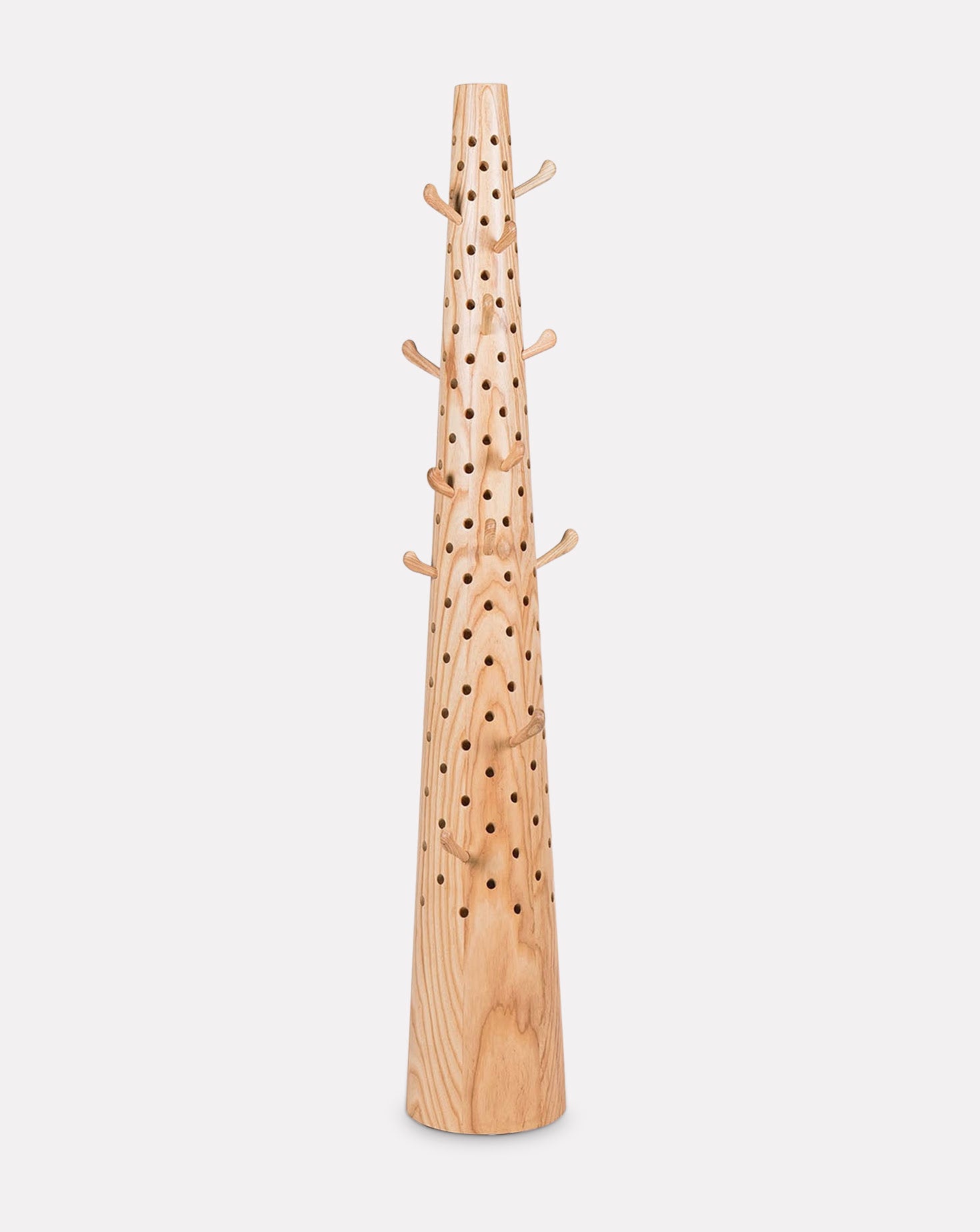 Spike Solid Wood Coat Hanger