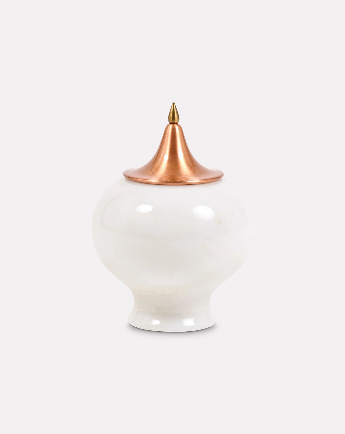 Spire Marble and Copper White Vessel Sets of 4