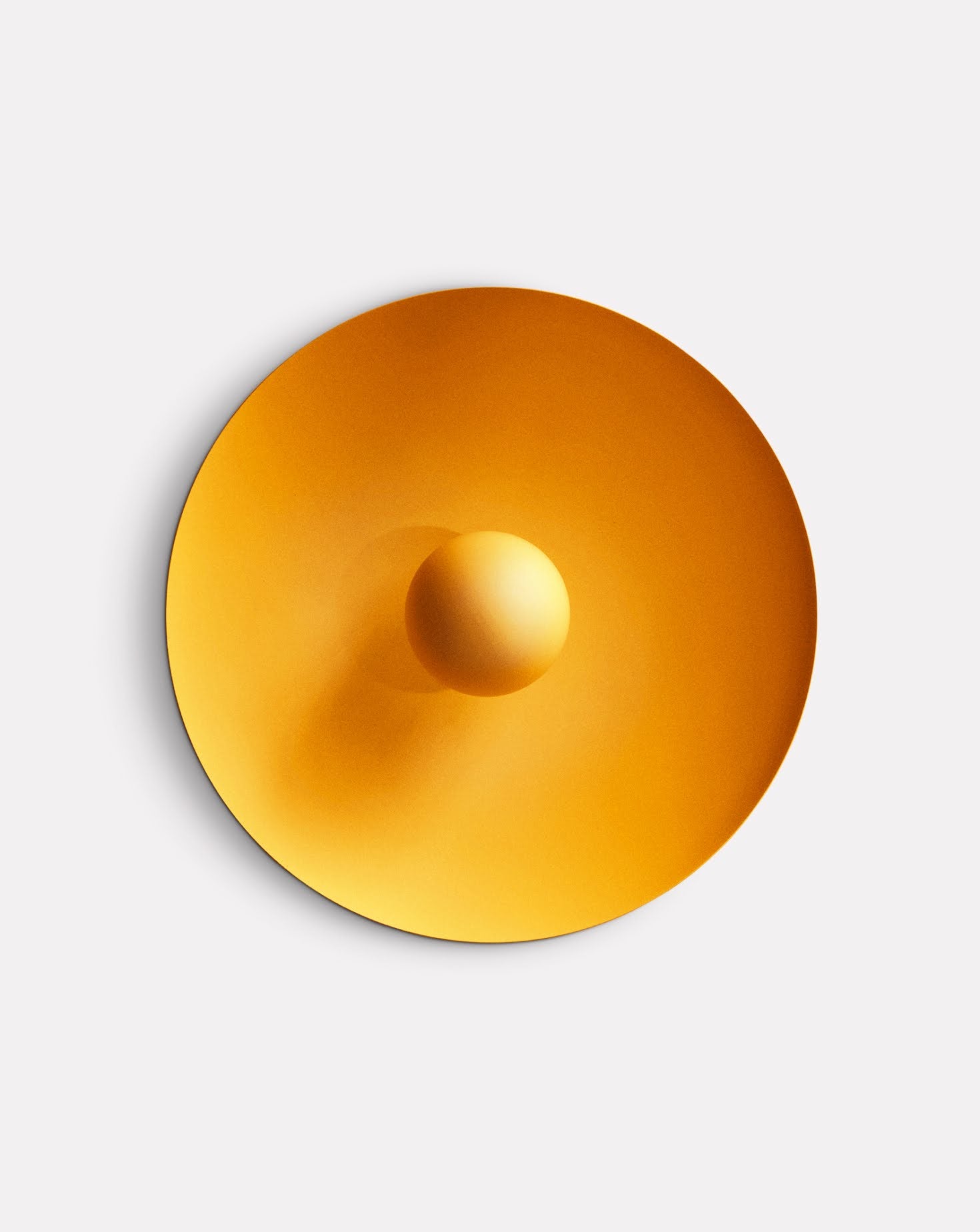 Sun Light Yellow Stone Wall Light